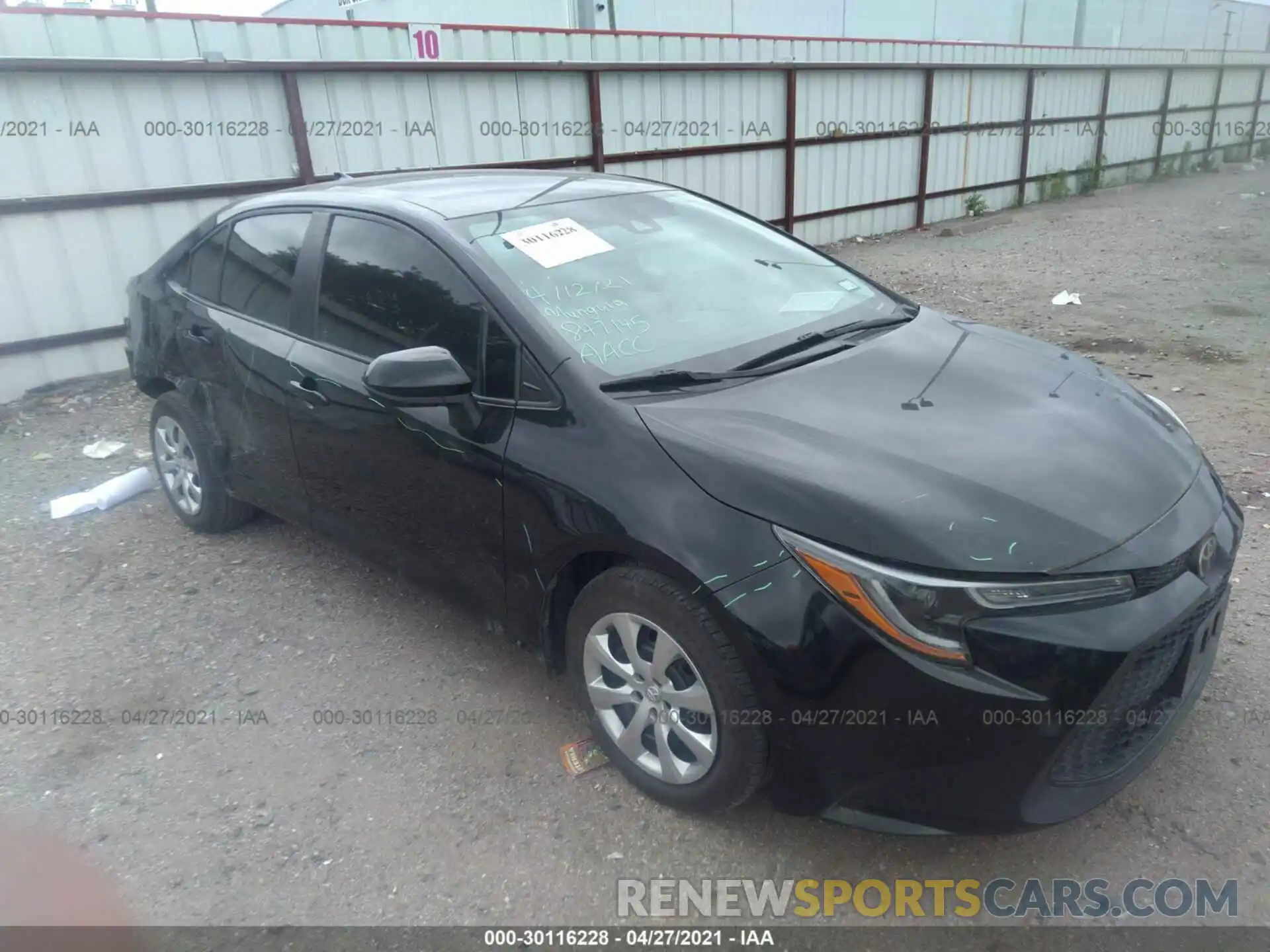 6 Photograph of a damaged car 5YFEPRAE0LP095797 TOYOTA COROLLA 2020