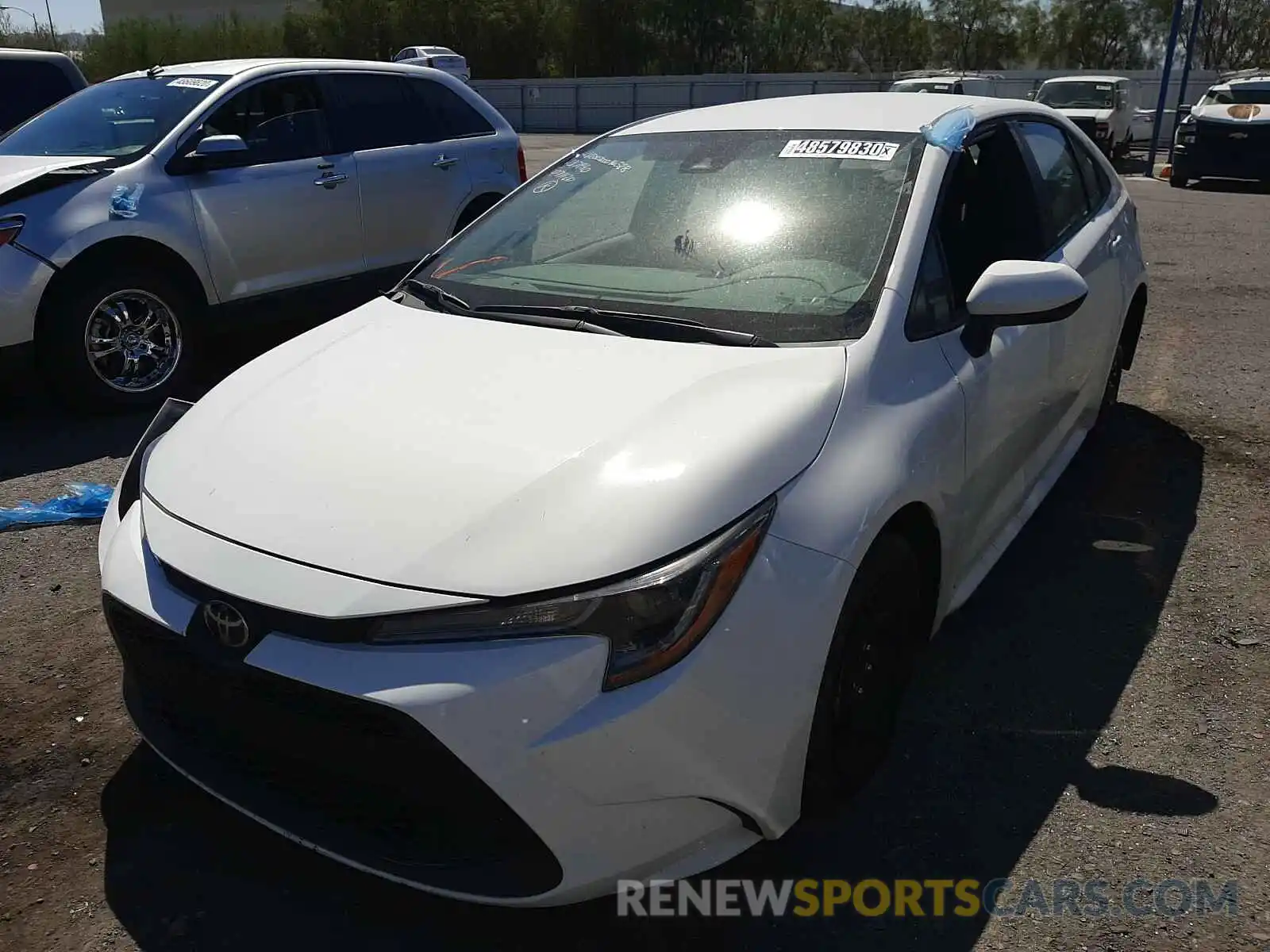 2 Photograph of a damaged car 5YFEPRAE0LP096822 TOYOTA COROLLA 2020