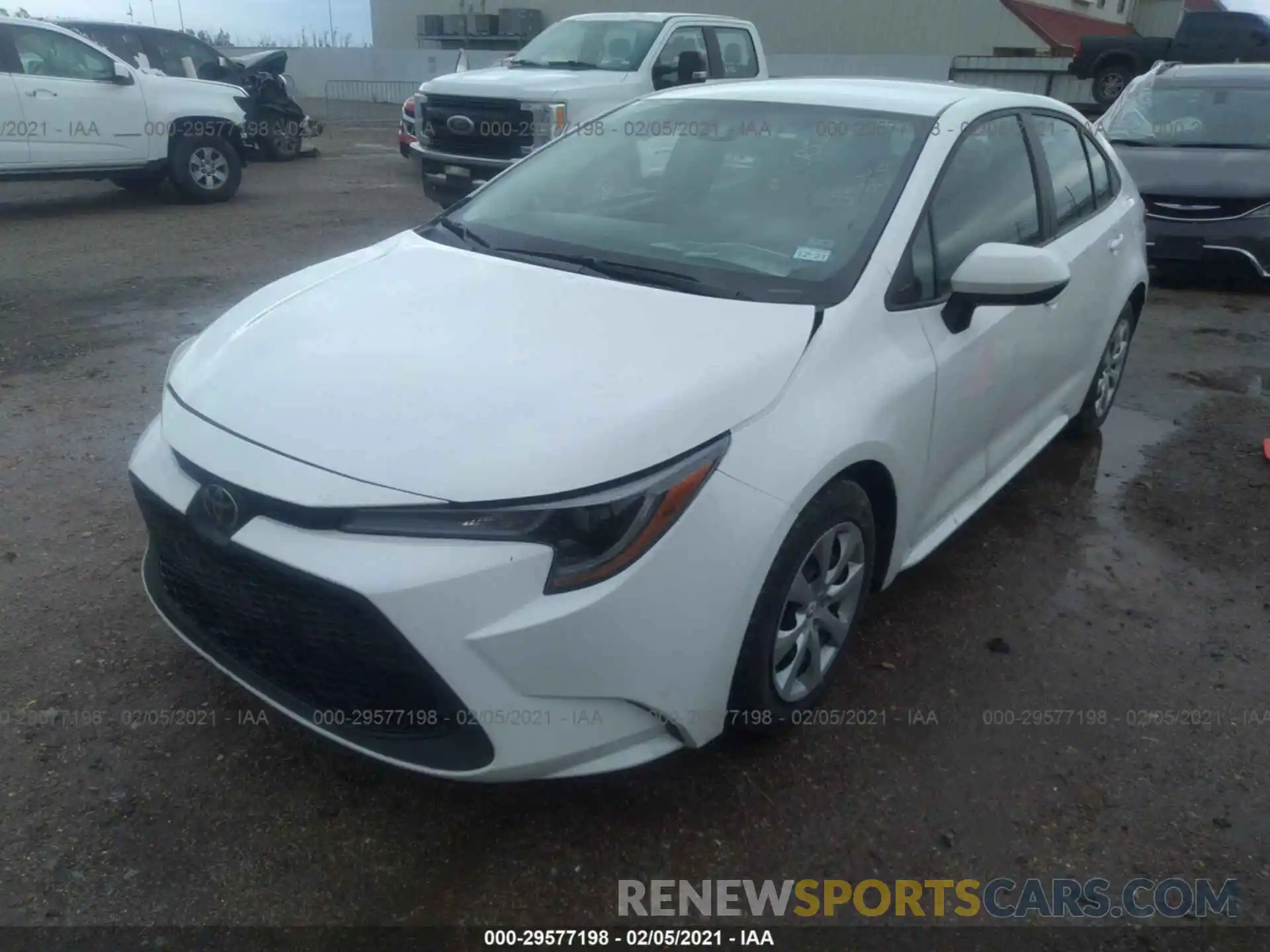 2 Photograph of a damaged car 5YFEPRAE0LP096982 TOYOTA COROLLA 2020