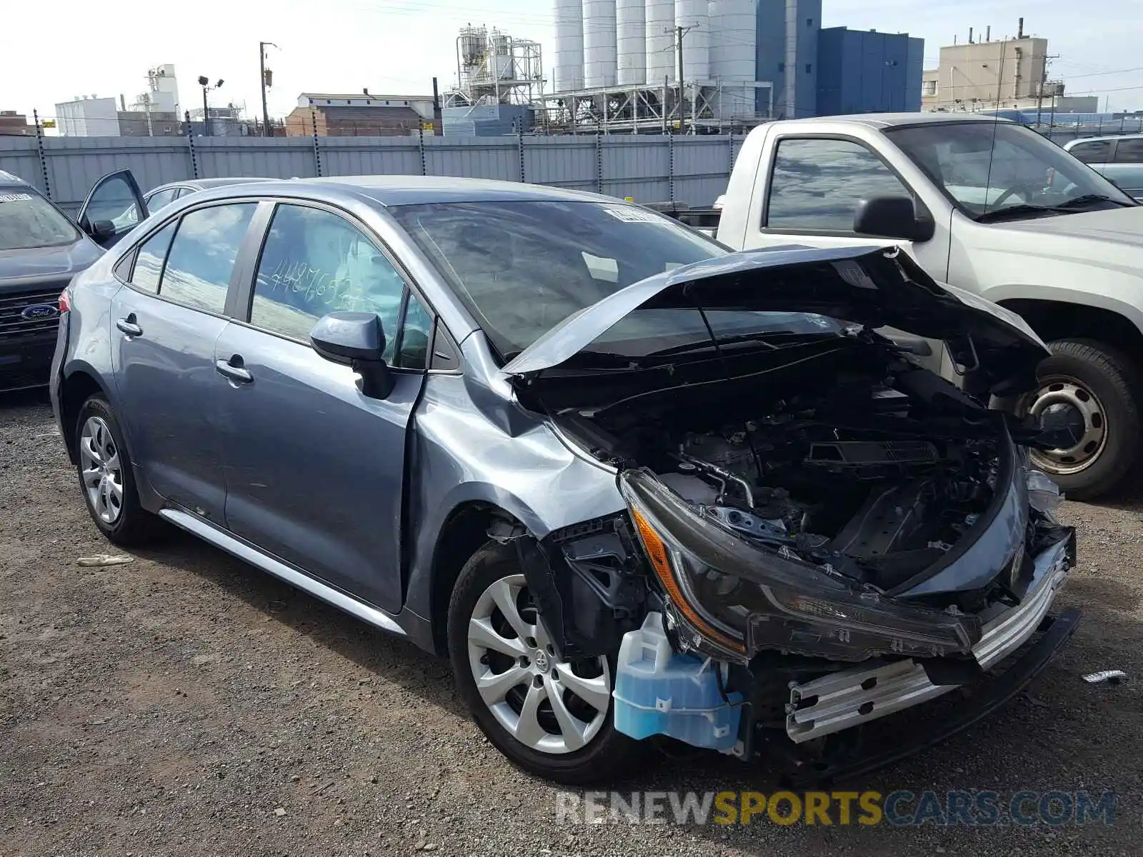 1 Photograph of a damaged car 5YFEPRAE0LP097002 TOYOTA COROLLA 2020