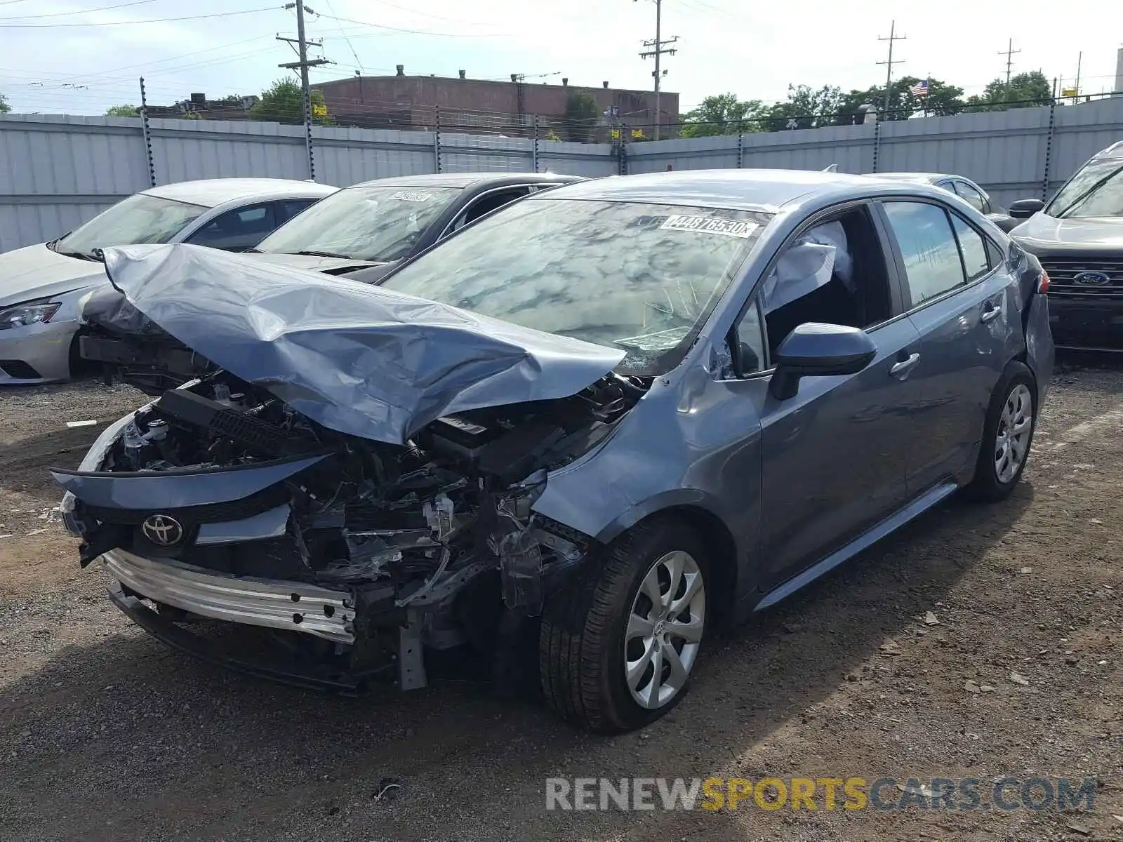 2 Photograph of a damaged car 5YFEPRAE0LP097002 TOYOTA COROLLA 2020