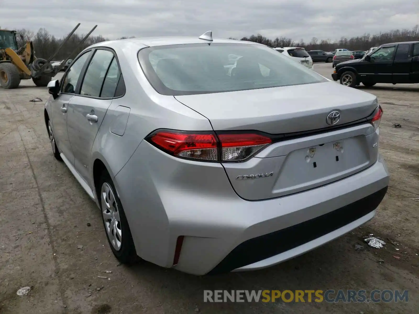 3 Photograph of a damaged car 5YFEPRAE0LP097193 TOYOTA COROLLA 2020