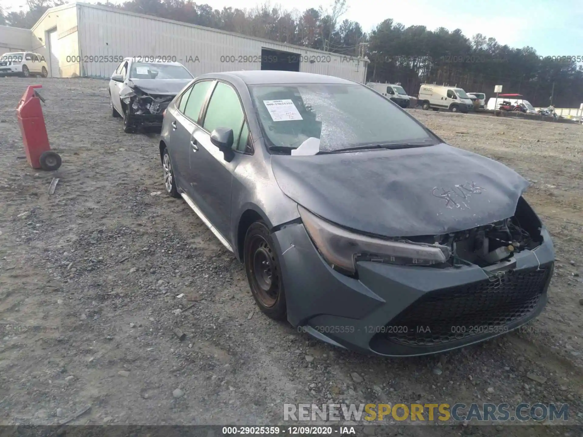 1 Photograph of a damaged car 5YFEPRAE0LP097498 TOYOTA COROLLA 2020