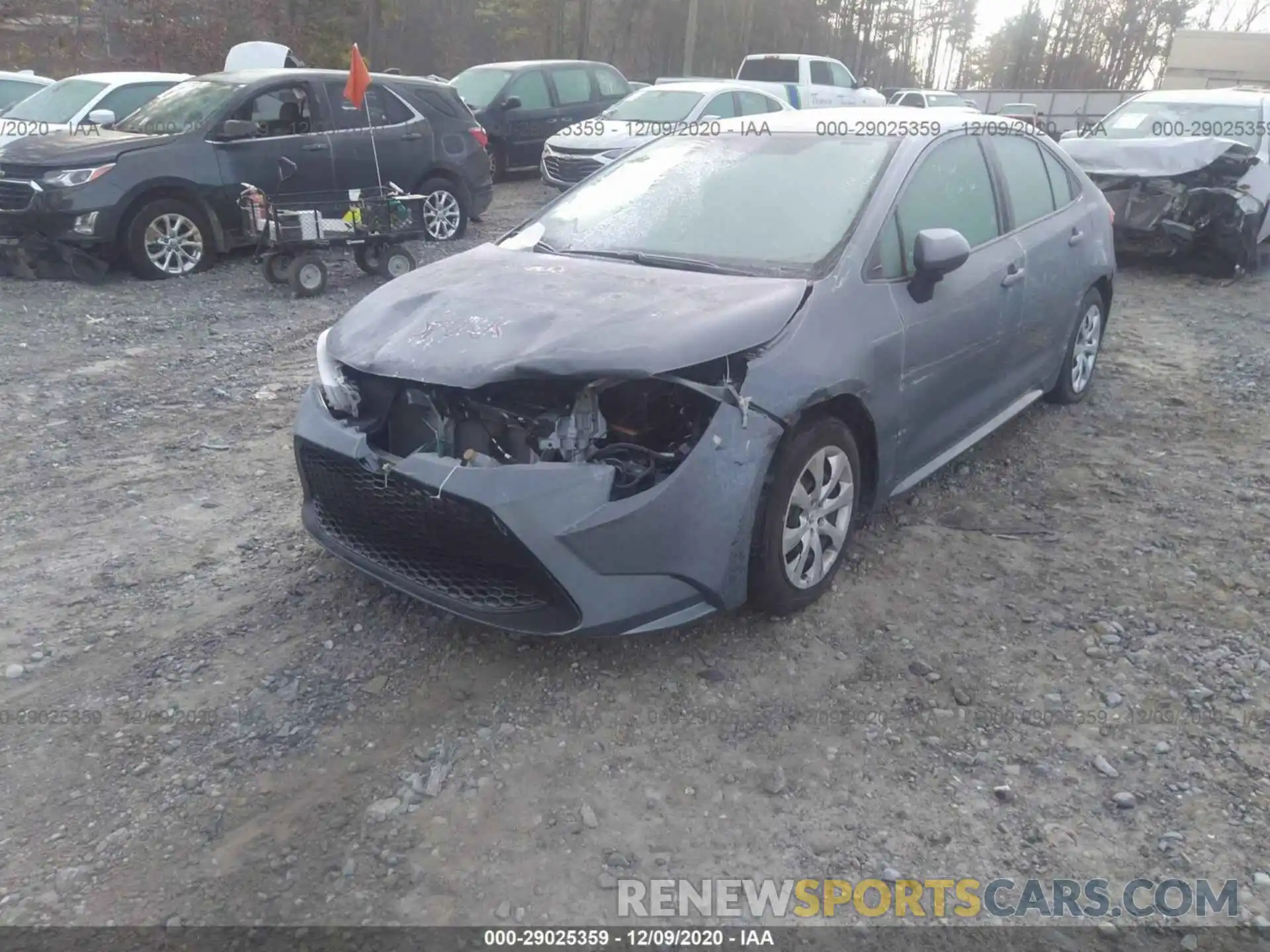 2 Photograph of a damaged car 5YFEPRAE0LP097498 TOYOTA COROLLA 2020