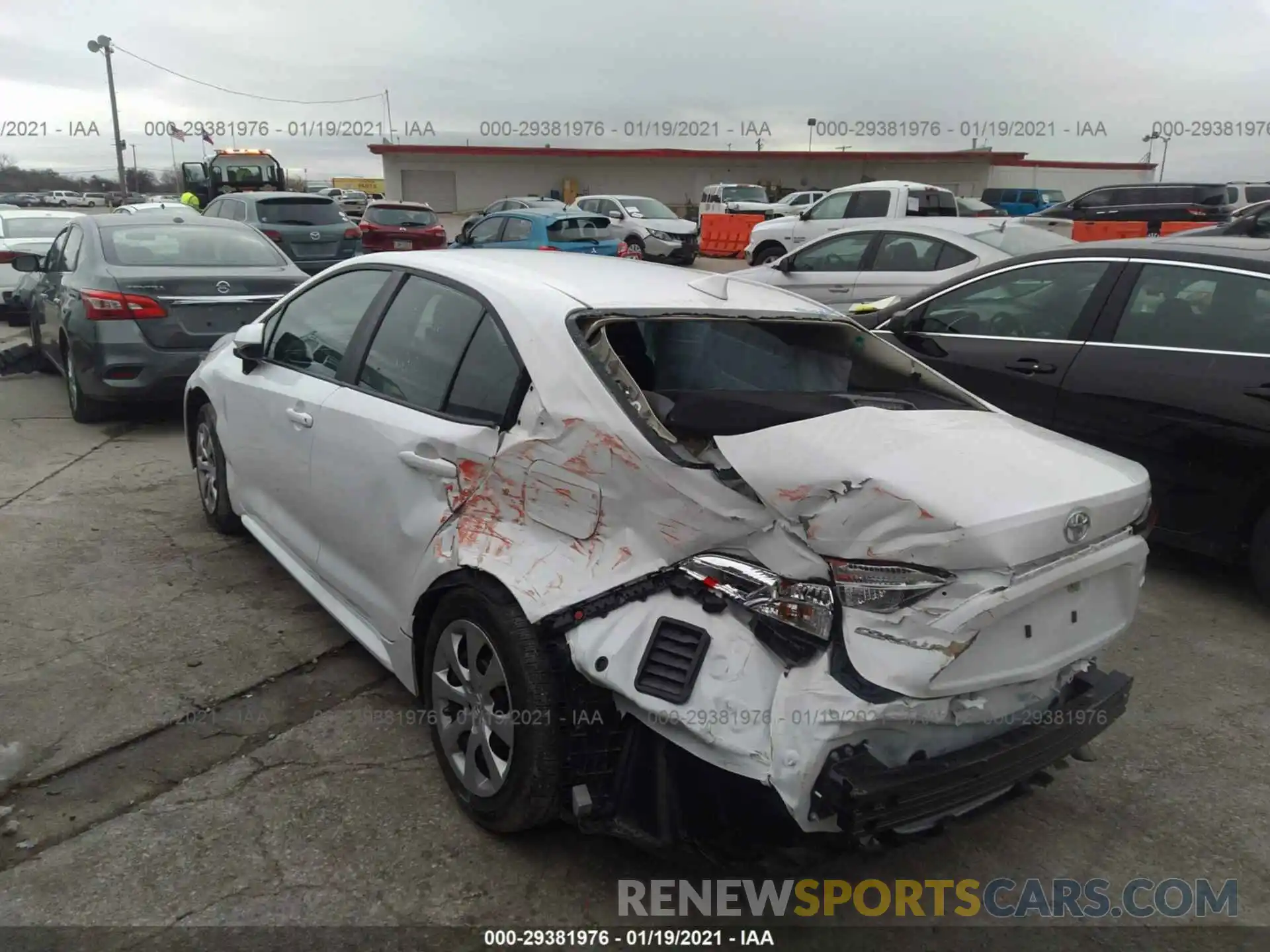 3 Photograph of a damaged car 5YFEPRAE0LP097520 TOYOTA COROLLA 2020