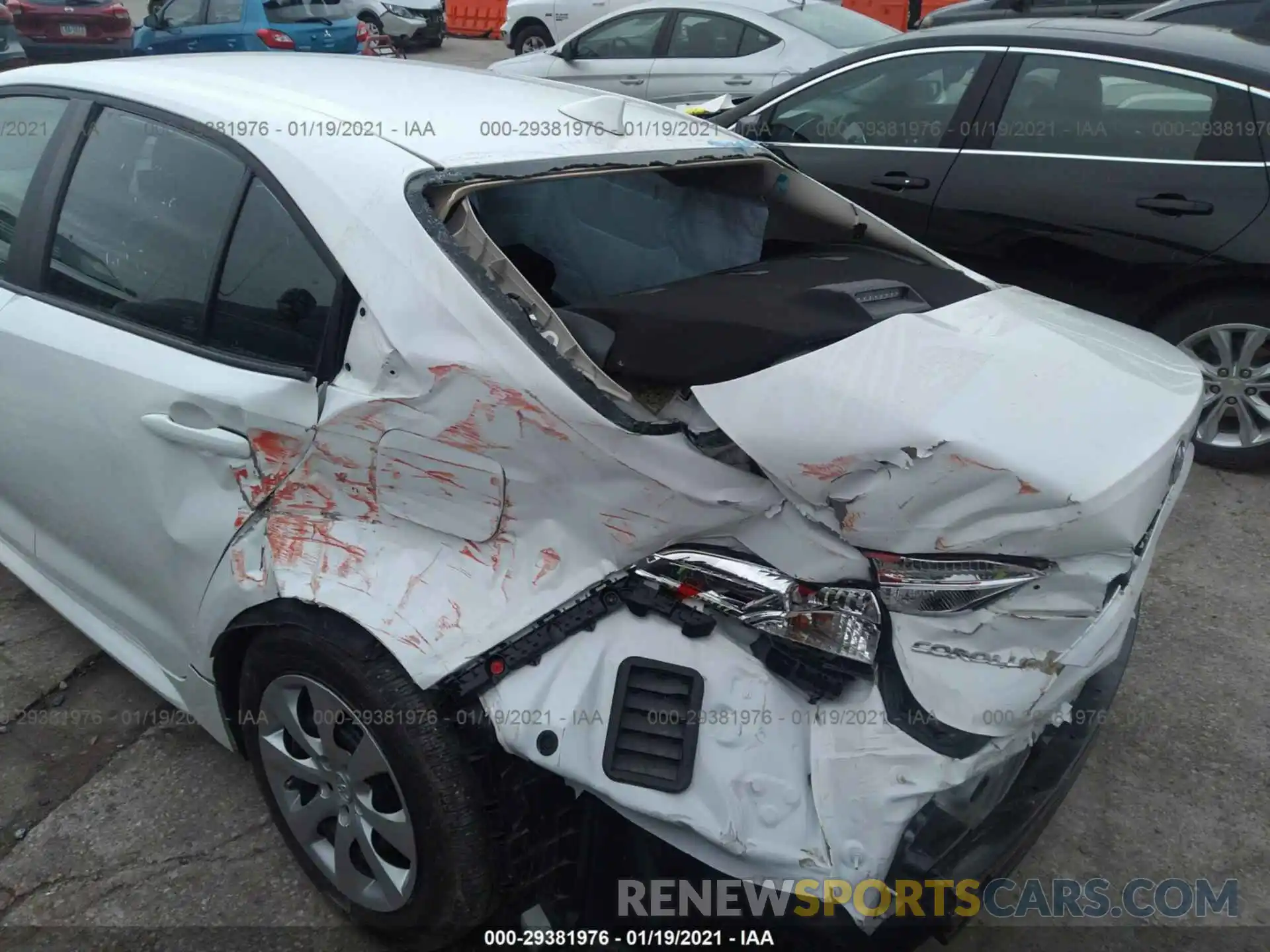 6 Photograph of a damaged car 5YFEPRAE0LP097520 TOYOTA COROLLA 2020