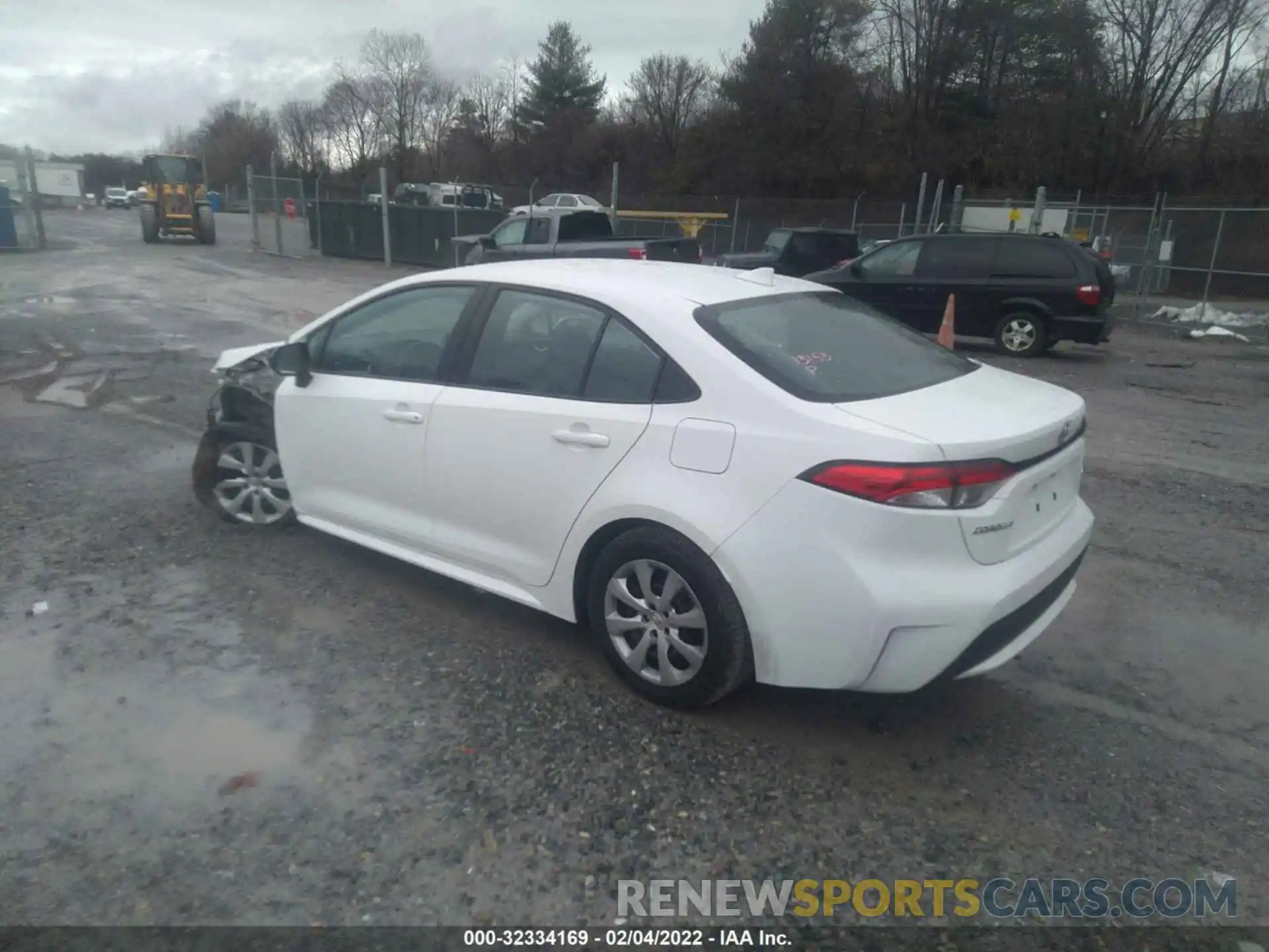 3 Photograph of a damaged car 5YFEPRAE0LP098229 TOYOTA COROLLA 2020