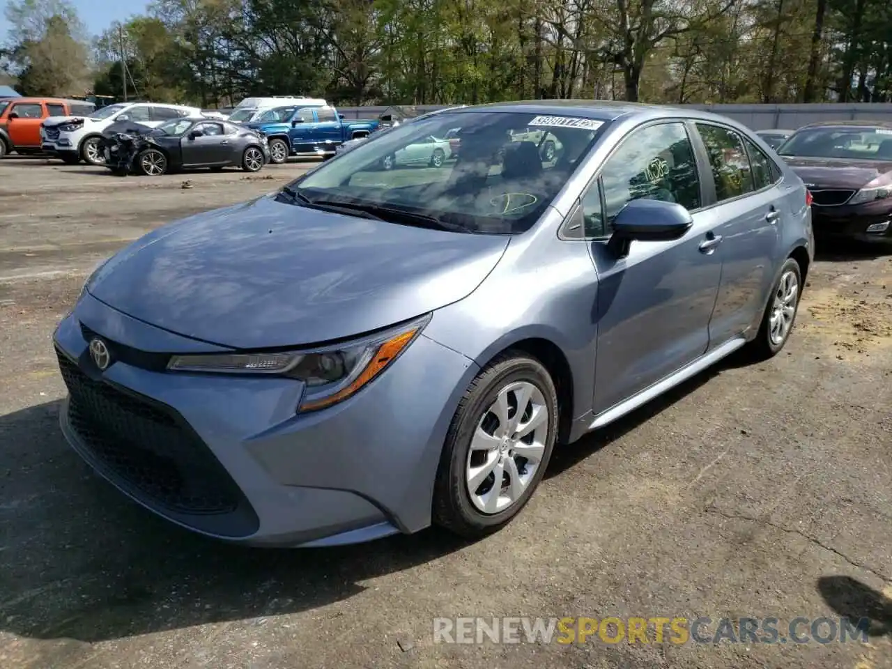 2 Photograph of a damaged car 5YFEPRAE0LP098439 TOYOTA COROLLA 2020