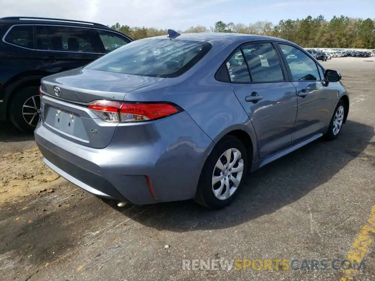 4 Photograph of a damaged car 5YFEPRAE0LP098439 TOYOTA COROLLA 2020