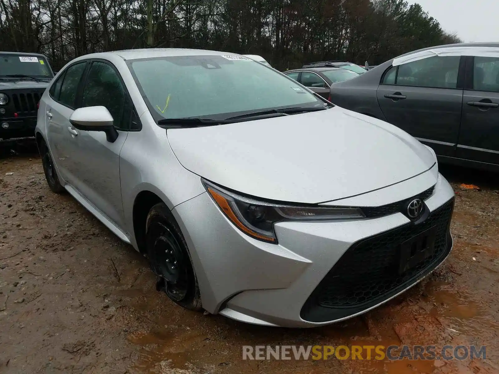 1 Photograph of a damaged car 5YFEPRAE0LP098814 TOYOTA COROLLA 2020