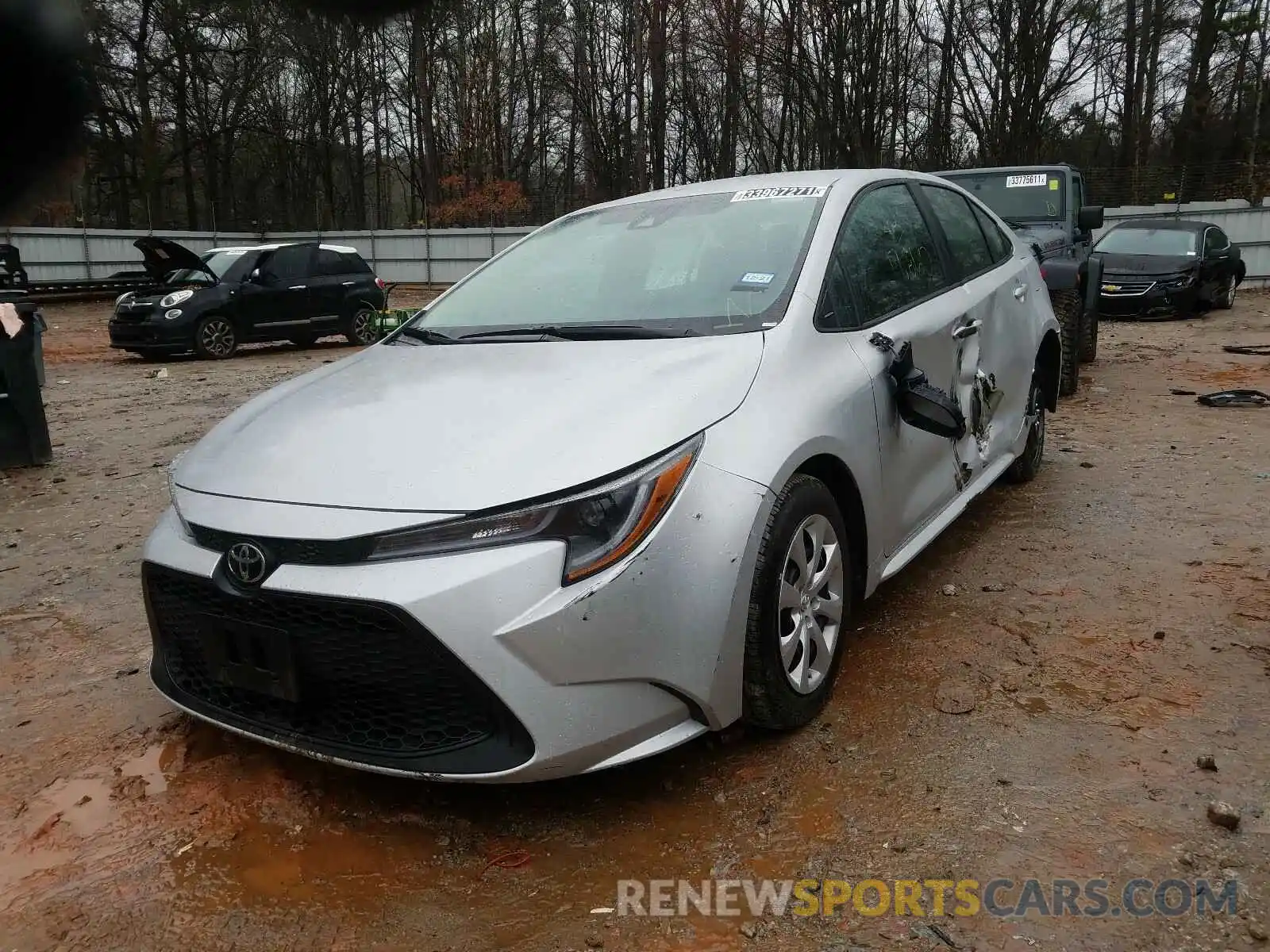 2 Photograph of a damaged car 5YFEPRAE0LP098814 TOYOTA COROLLA 2020