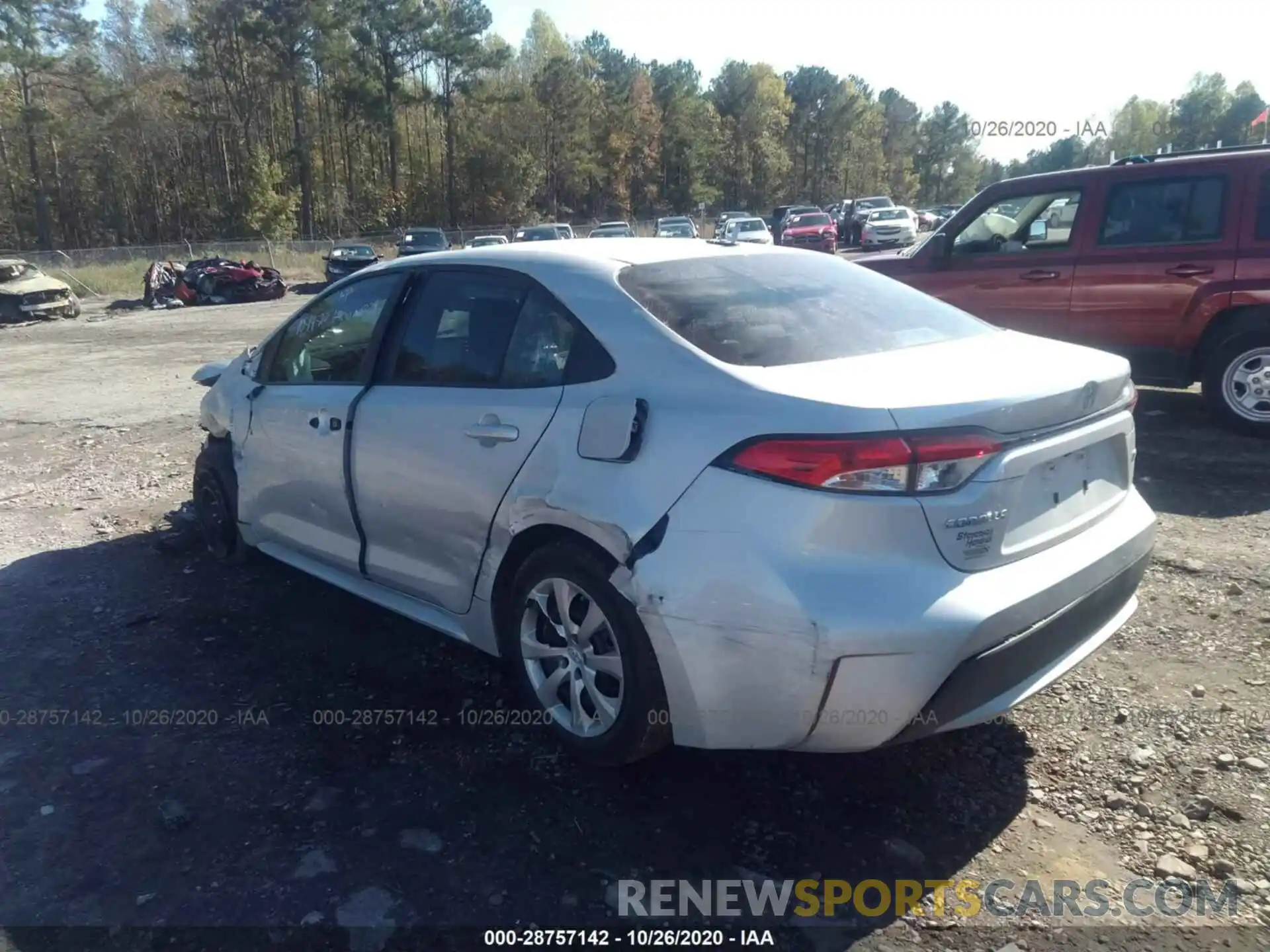 3 Photograph of a damaged car 5YFEPRAE0LP099221 TOYOTA COROLLA 2020