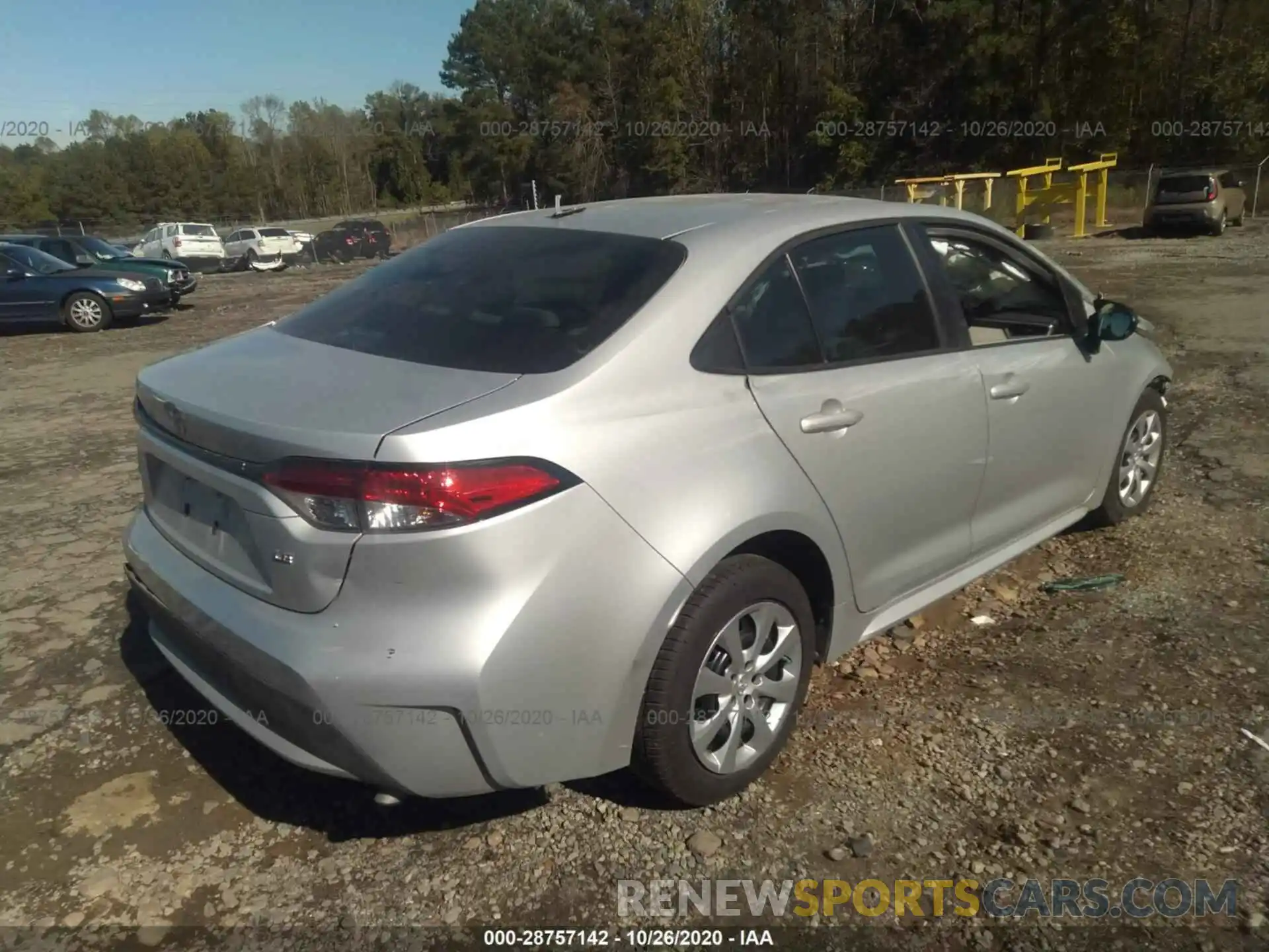 4 Photograph of a damaged car 5YFEPRAE0LP099221 TOYOTA COROLLA 2020