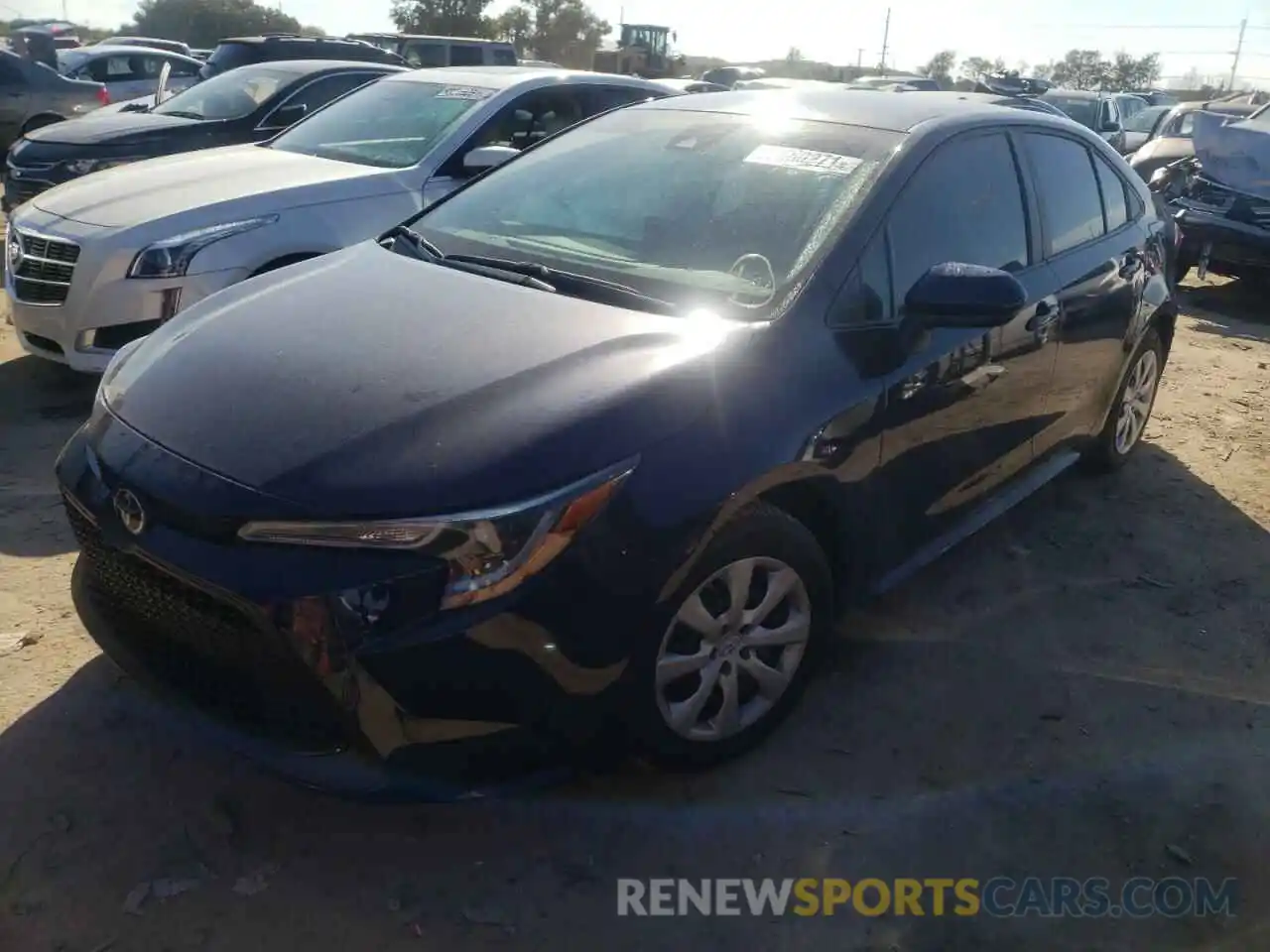 2 Photograph of a damaged car 5YFEPRAE0LP099378 TOYOTA COROLLA 2020