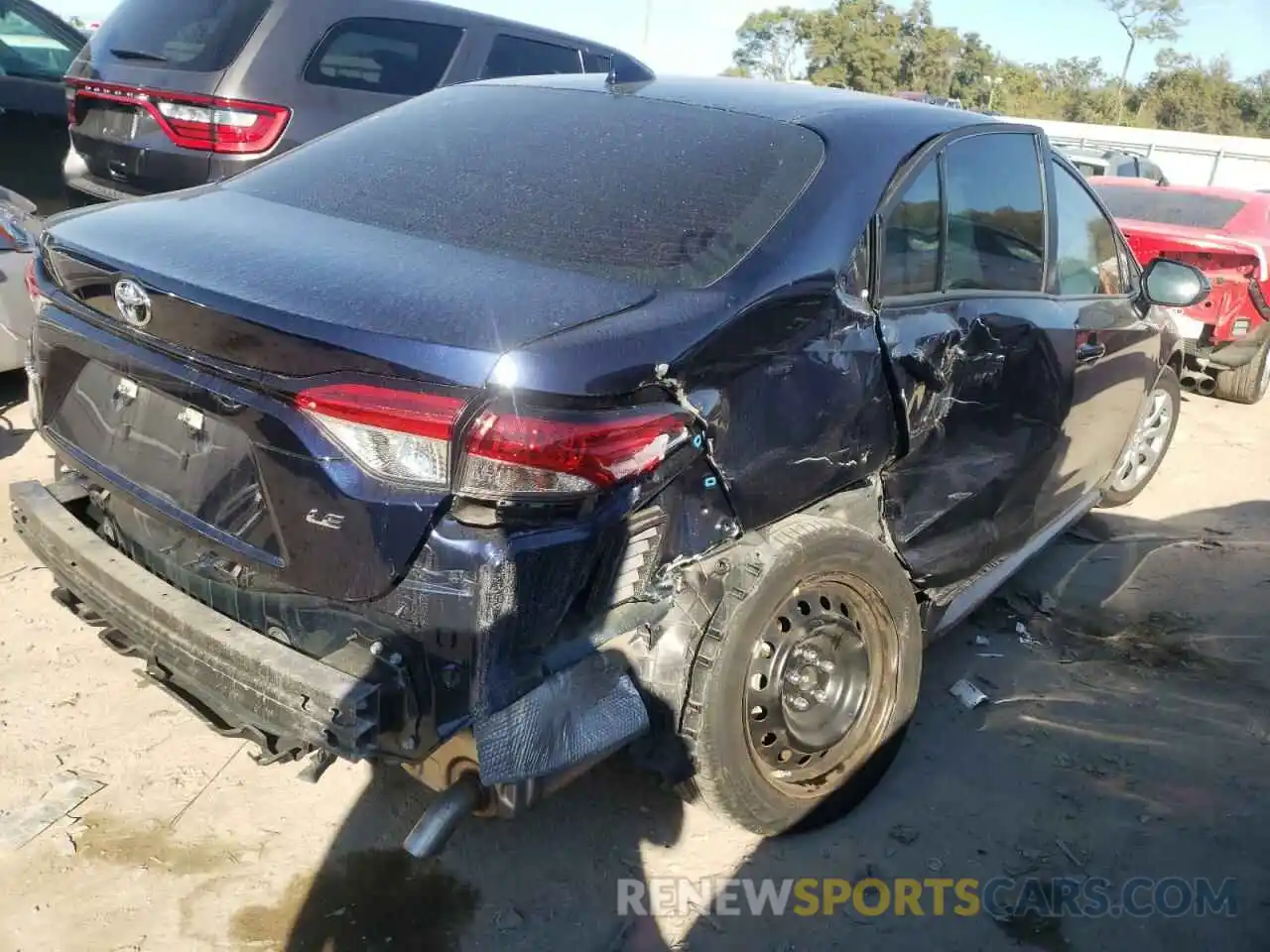 9 Photograph of a damaged car 5YFEPRAE0LP099378 TOYOTA COROLLA 2020