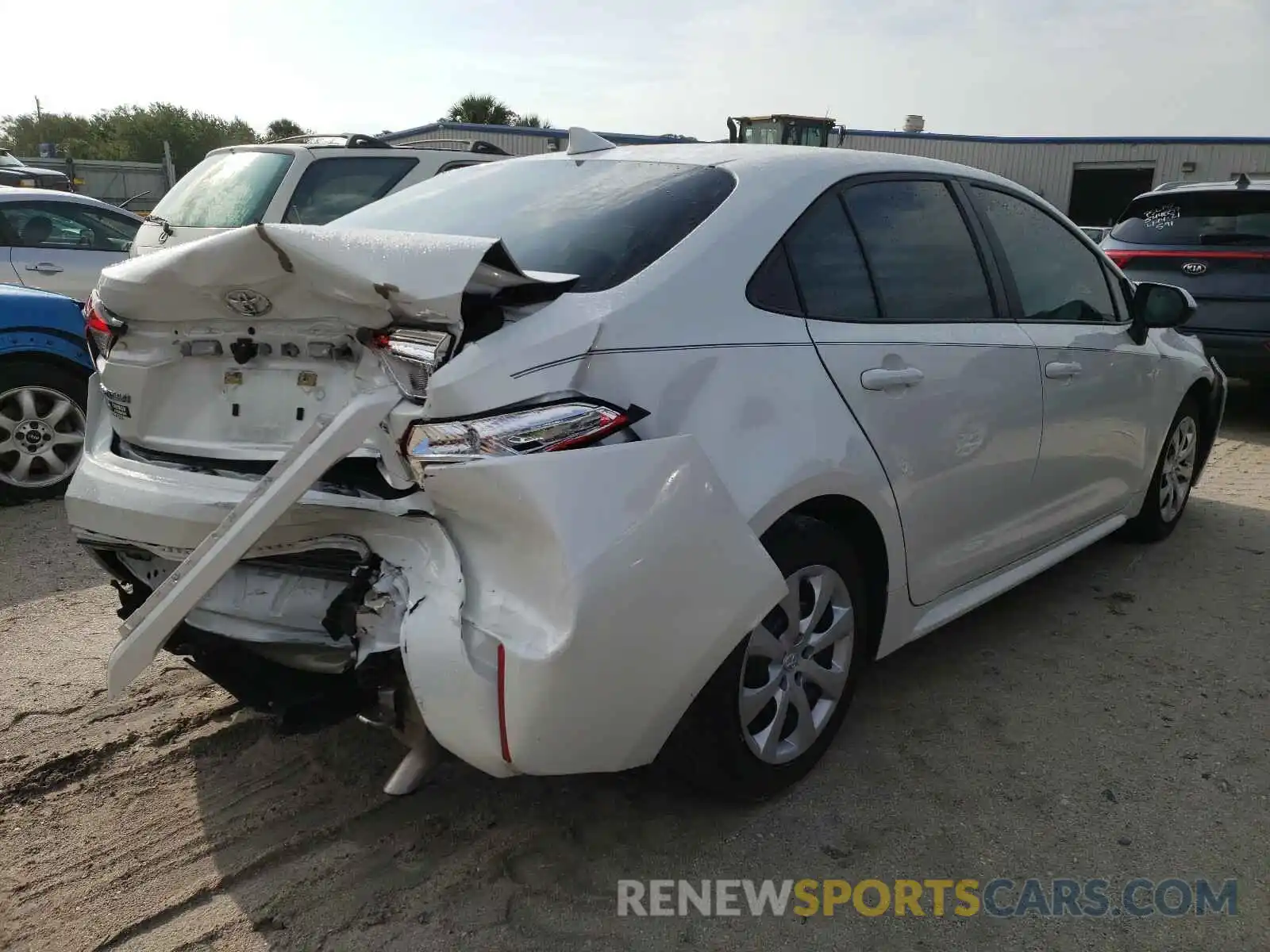 4 Photograph of a damaged car 5YFEPRAE0LP099896 TOYOTA COROLLA 2020