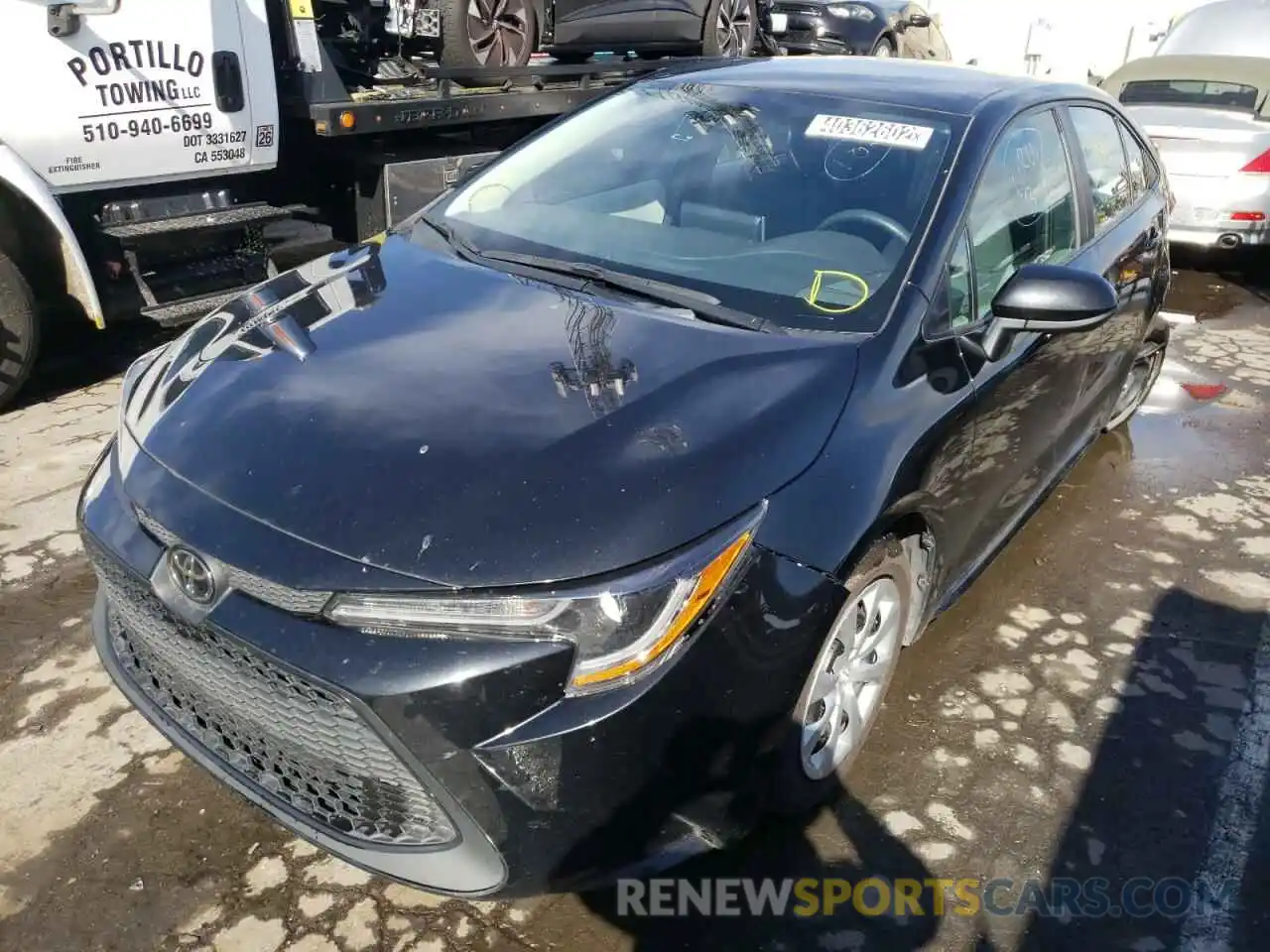 2 Photograph of a damaged car 5YFEPRAE0LP103039 TOYOTA COROLLA 2020