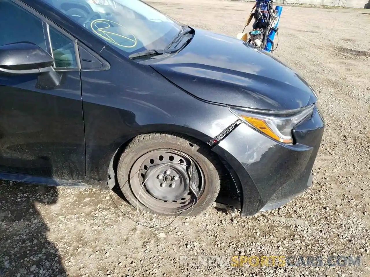 9 Photograph of a damaged car 5YFEPRAE0LP103154 TOYOTA COROLLA 2020