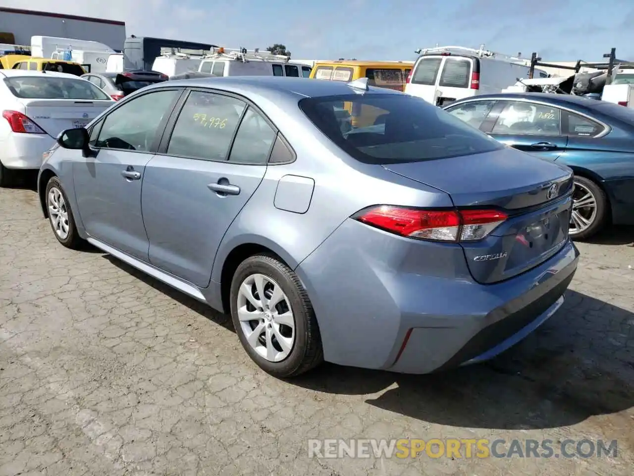 3 Photograph of a damaged car 5YFEPRAE0LP103364 TOYOTA COROLLA 2020