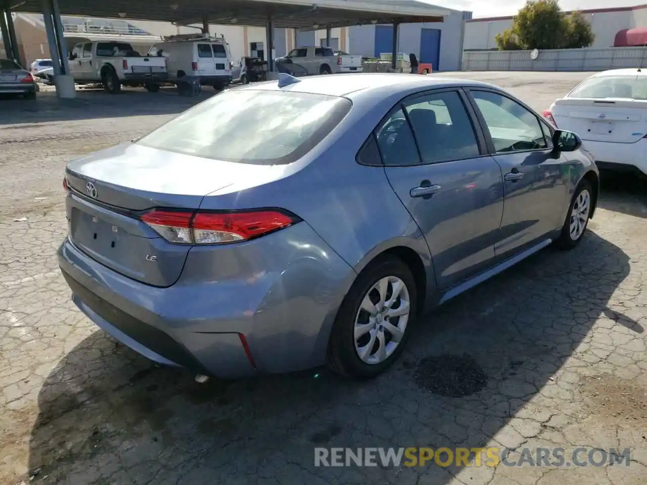 4 Photograph of a damaged car 5YFEPRAE0LP103364 TOYOTA COROLLA 2020