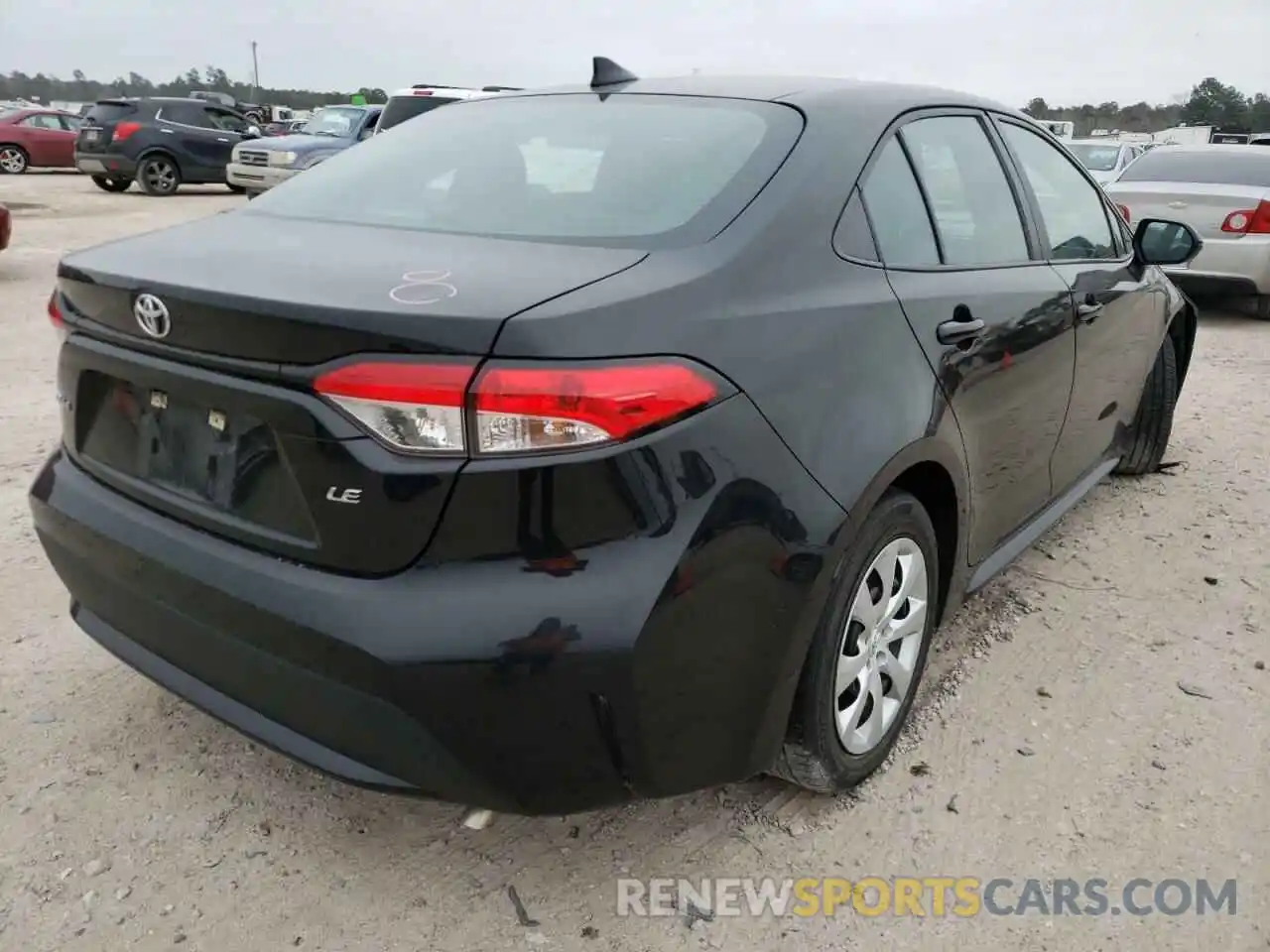 4 Photograph of a damaged car 5YFEPRAE0LP103770 TOYOTA COROLLA 2020