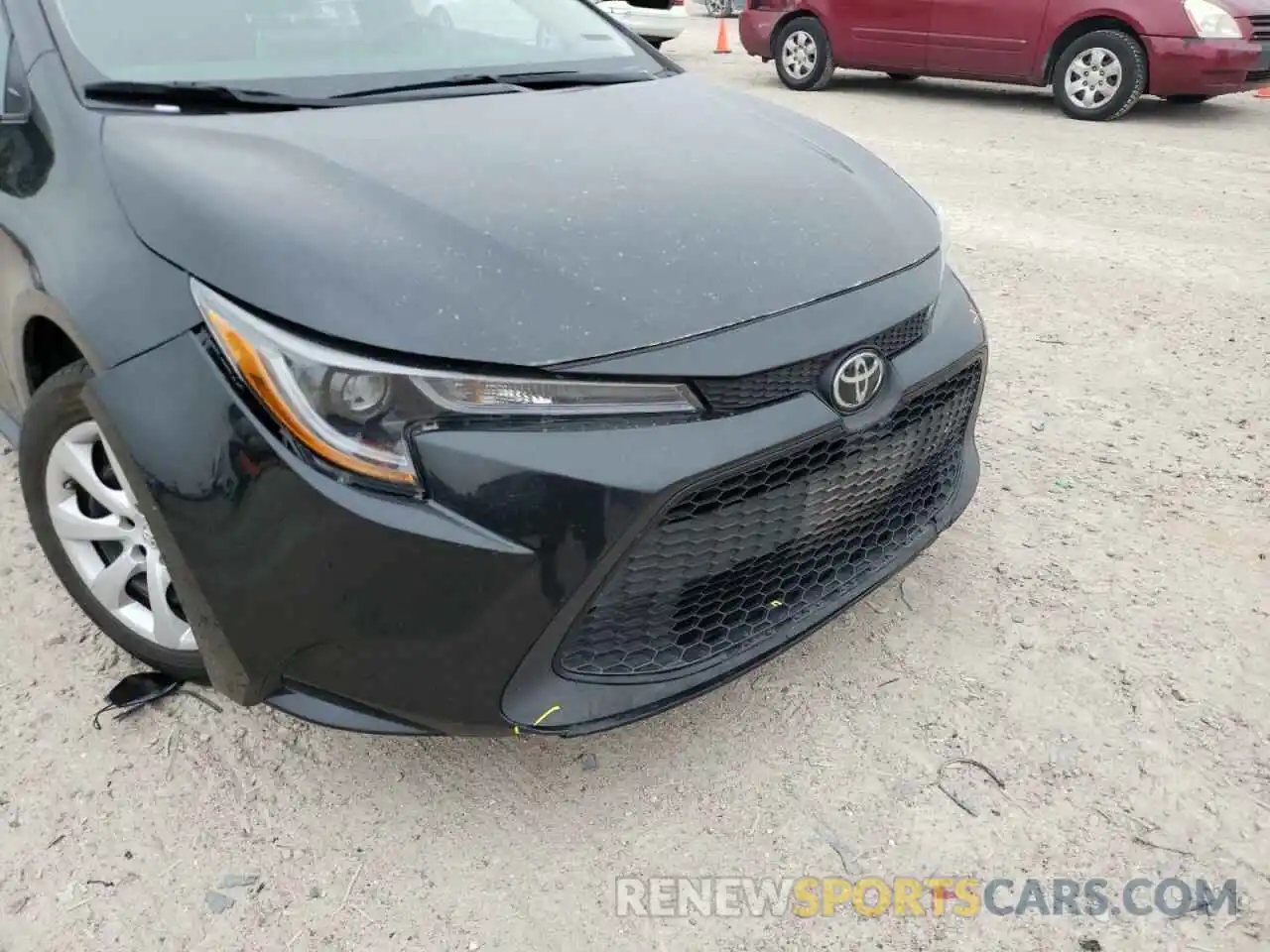 9 Photograph of a damaged car 5YFEPRAE0LP103770 TOYOTA COROLLA 2020