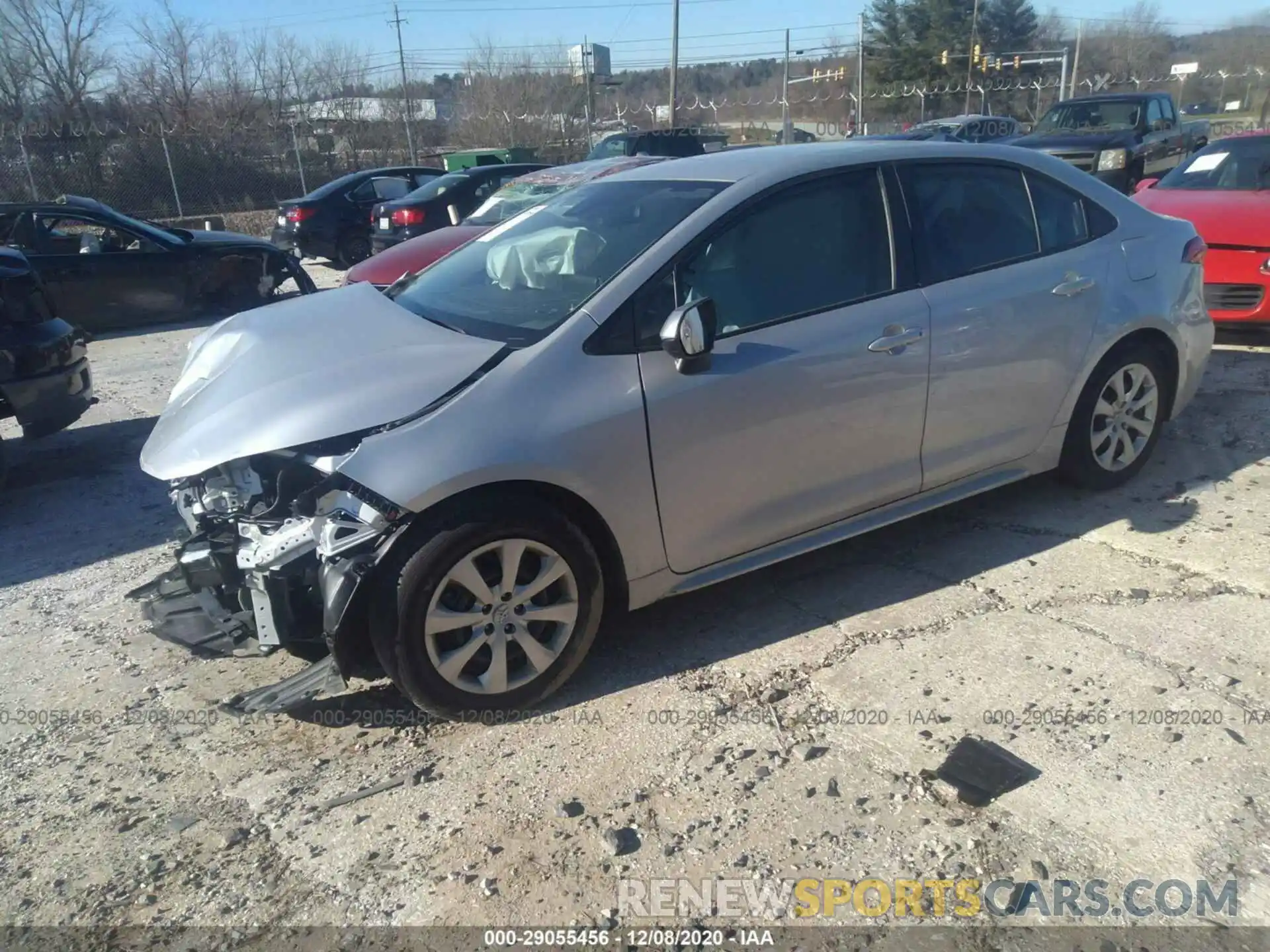 2 Photograph of a damaged car 5YFEPRAE0LP103980 TOYOTA COROLLA 2020