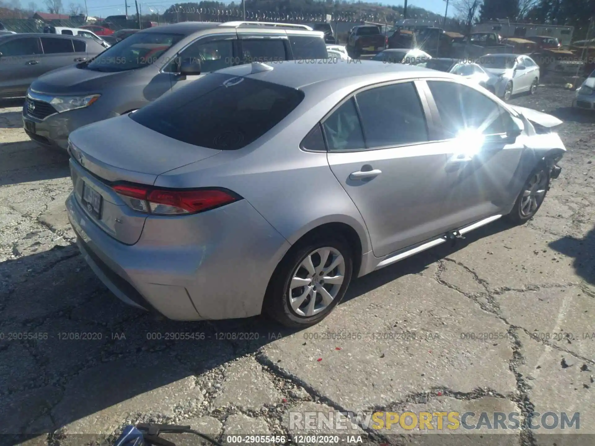 4 Photograph of a damaged car 5YFEPRAE0LP103980 TOYOTA COROLLA 2020