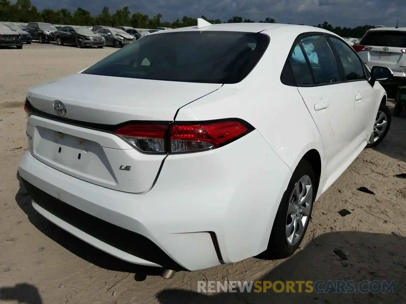 4 Photograph of a damaged car 5YFEPRAE0LP104238 TOYOTA COROLLA 2020