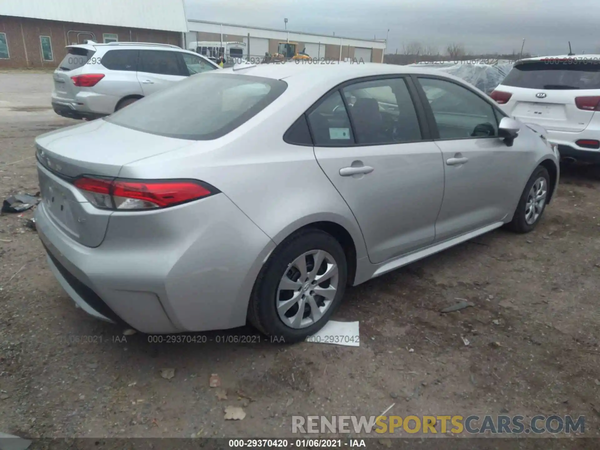 4 Photograph of a damaged car 5YFEPRAE0LP106085 TOYOTA COROLLA 2020