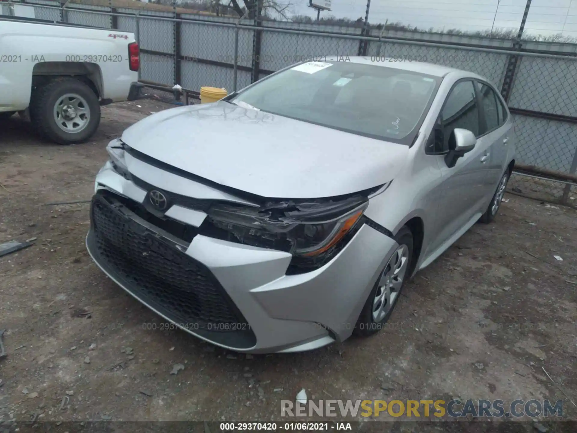 6 Photograph of a damaged car 5YFEPRAE0LP106085 TOYOTA COROLLA 2020