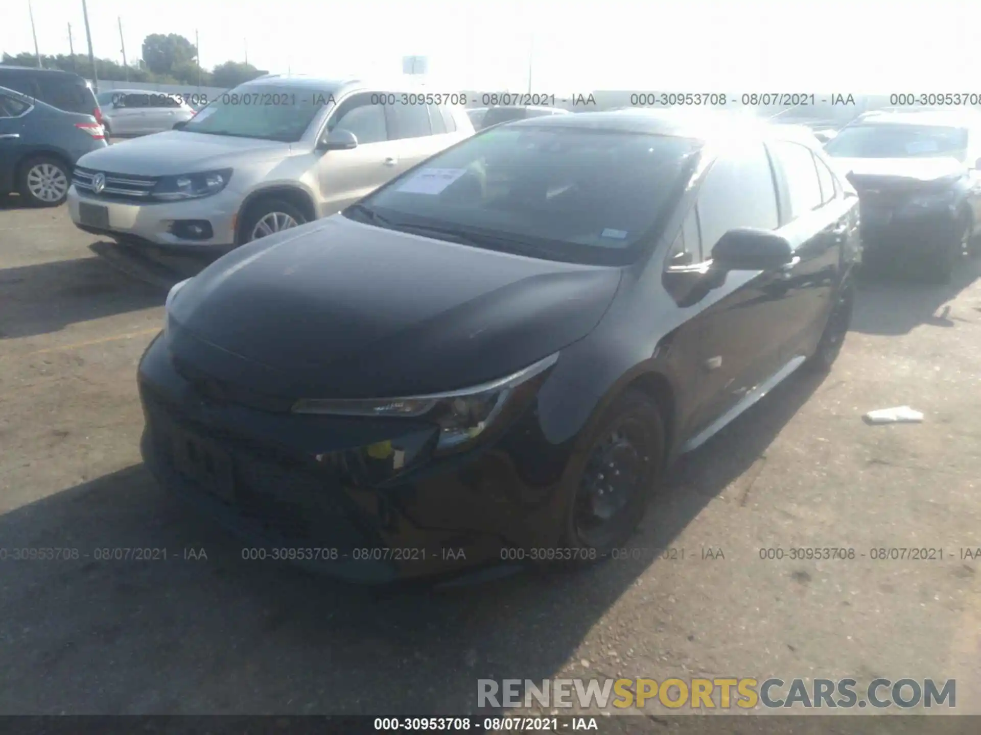 2 Photograph of a damaged car 5YFEPRAE0LP106278 TOYOTA COROLLA 2020