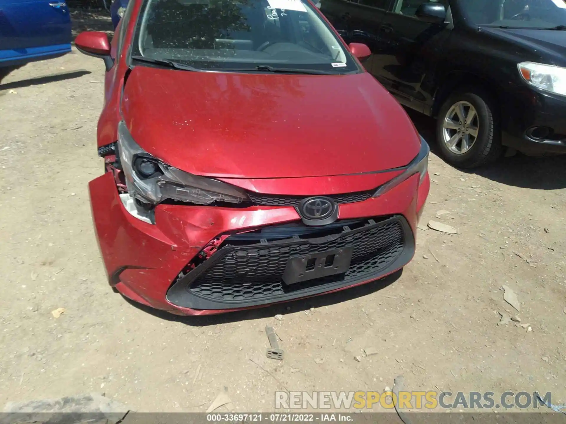 6 Photograph of a damaged car 5YFEPRAE0LP106653 TOYOTA COROLLA 2020