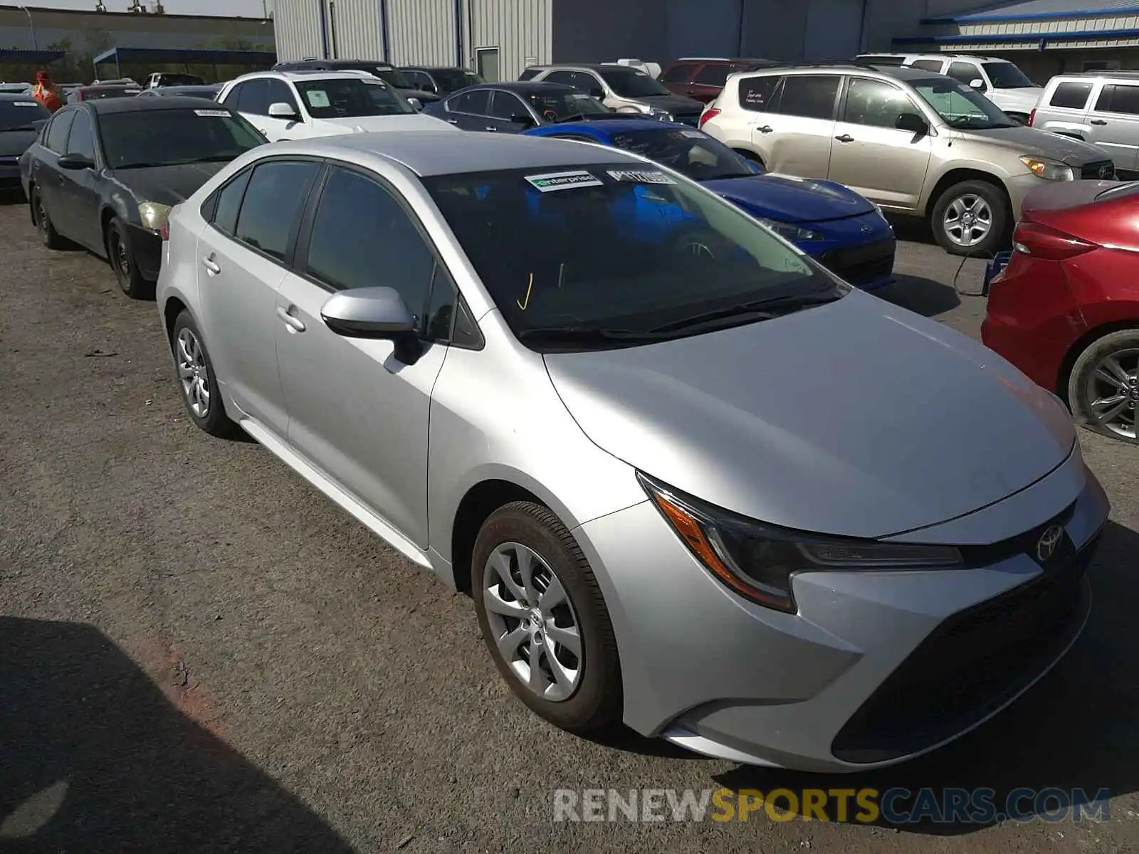 1 Photograph of a damaged car 5YFEPRAE0LP106894 TOYOTA COROLLA 2020