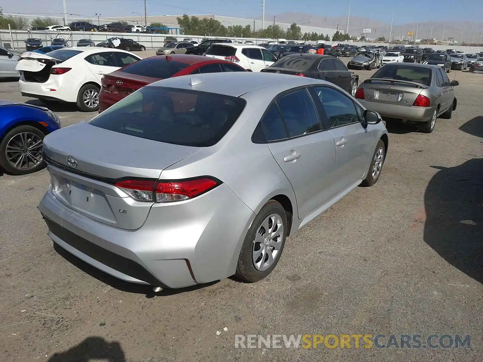 4 Photograph of a damaged car 5YFEPRAE0LP106894 TOYOTA COROLLA 2020