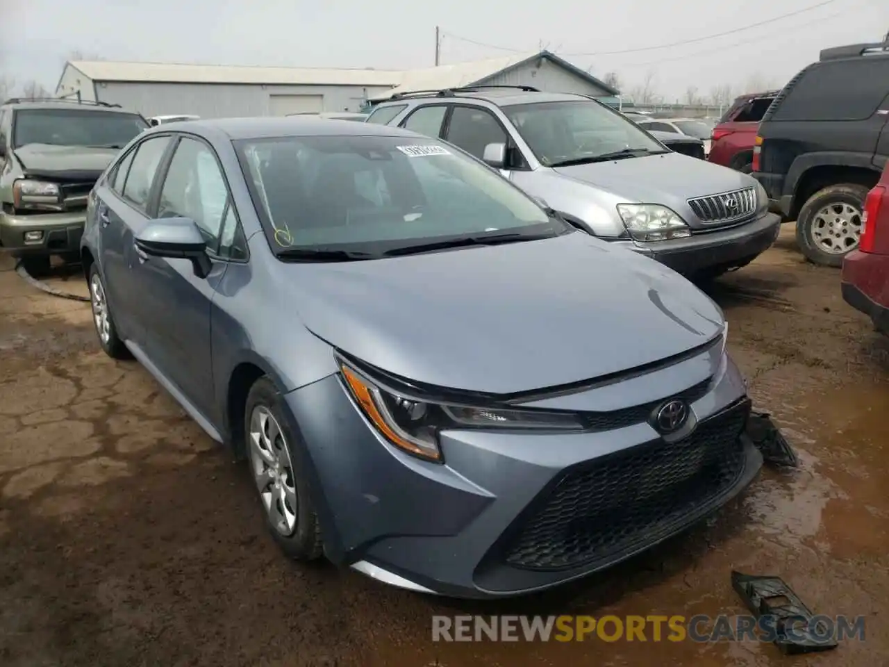 1 Photograph of a damaged car 5YFEPRAE0LP108175 TOYOTA COROLLA 2020