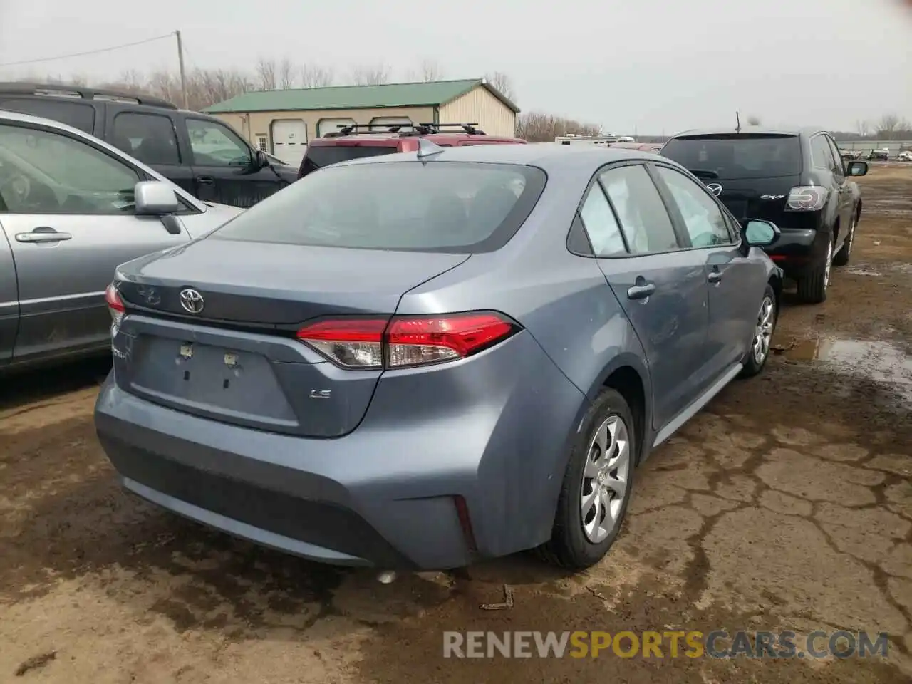 4 Photograph of a damaged car 5YFEPRAE0LP108175 TOYOTA COROLLA 2020