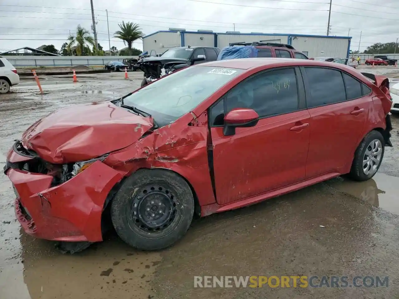 1 Photograph of a damaged car 5YFEPRAE0LP108435 TOYOTA COROLLA 2020