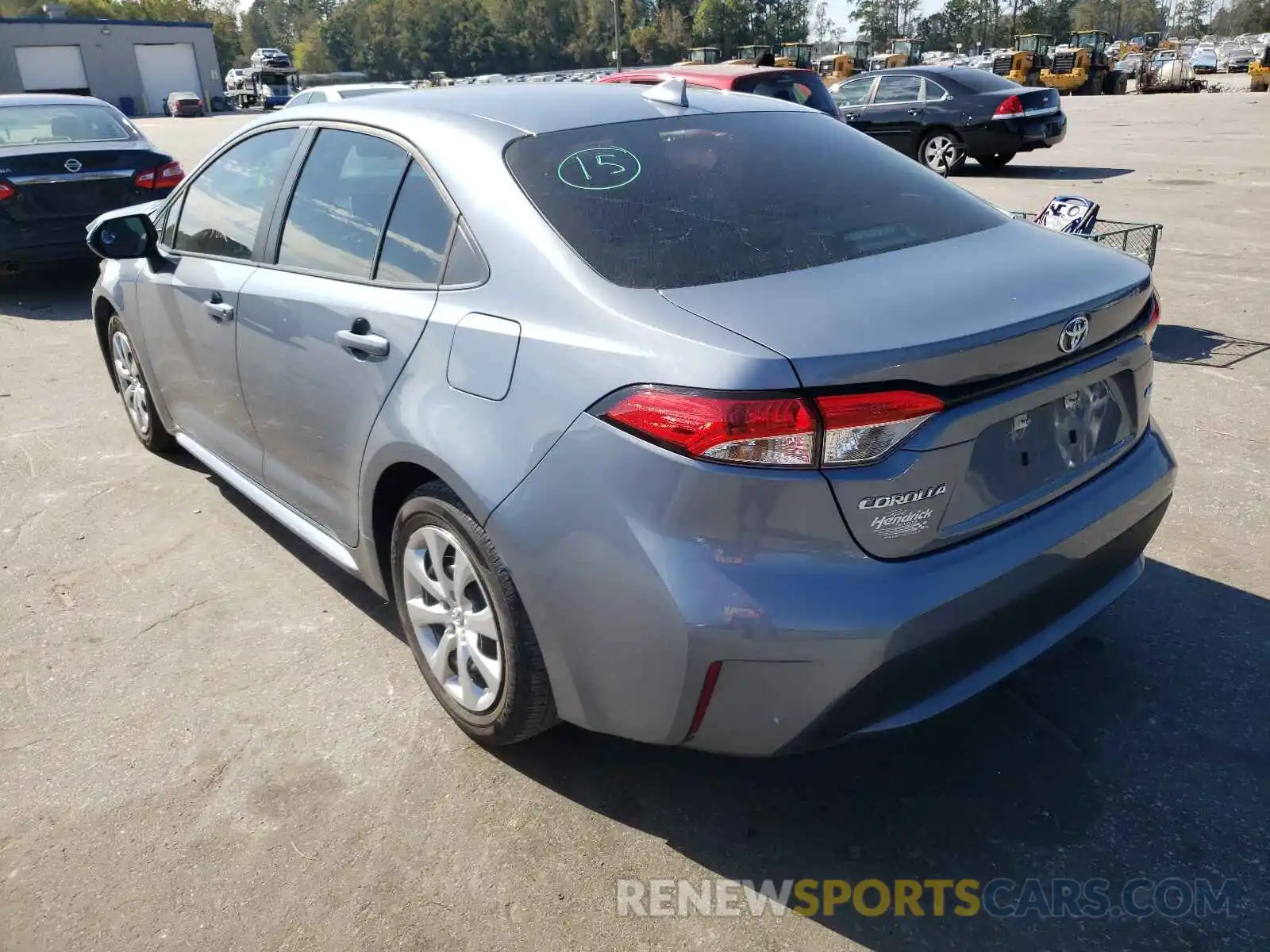 3 Photograph of a damaged car 5YFEPRAE0LP109052 TOYOTA COROLLA 2020