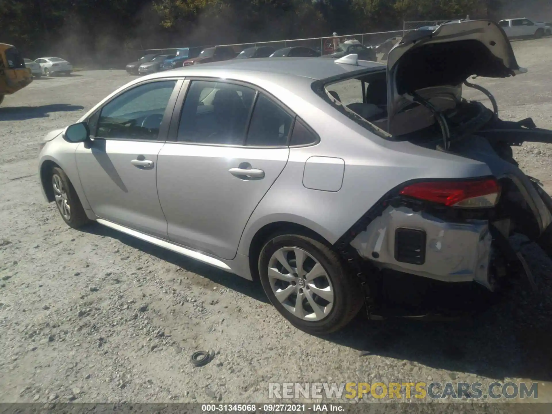 3 Photograph of a damaged car 5YFEPRAE0LP109973 TOYOTA COROLLA 2020