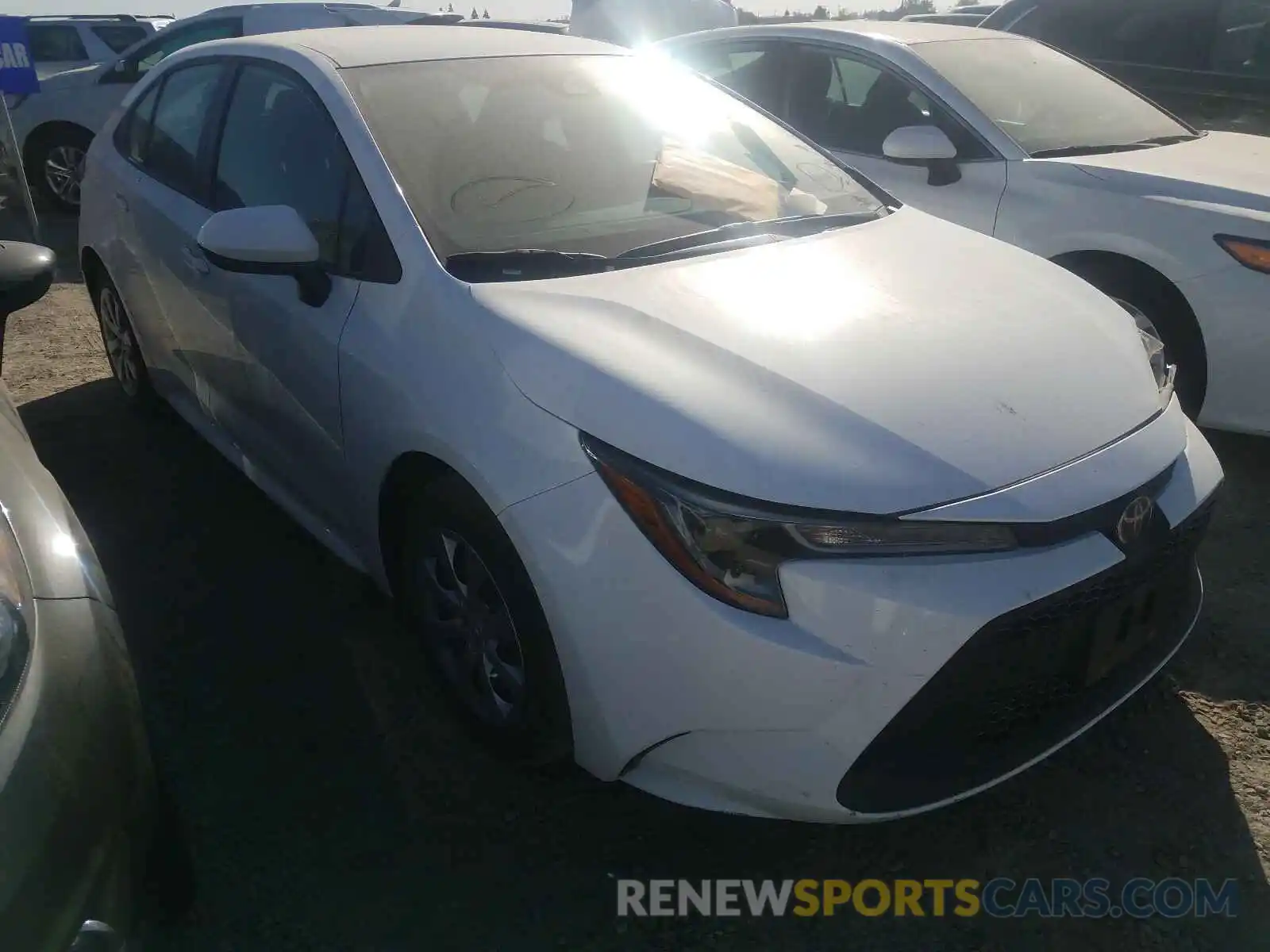 1 Photograph of a damaged car 5YFEPRAE0LP110217 TOYOTA COROLLA 2020