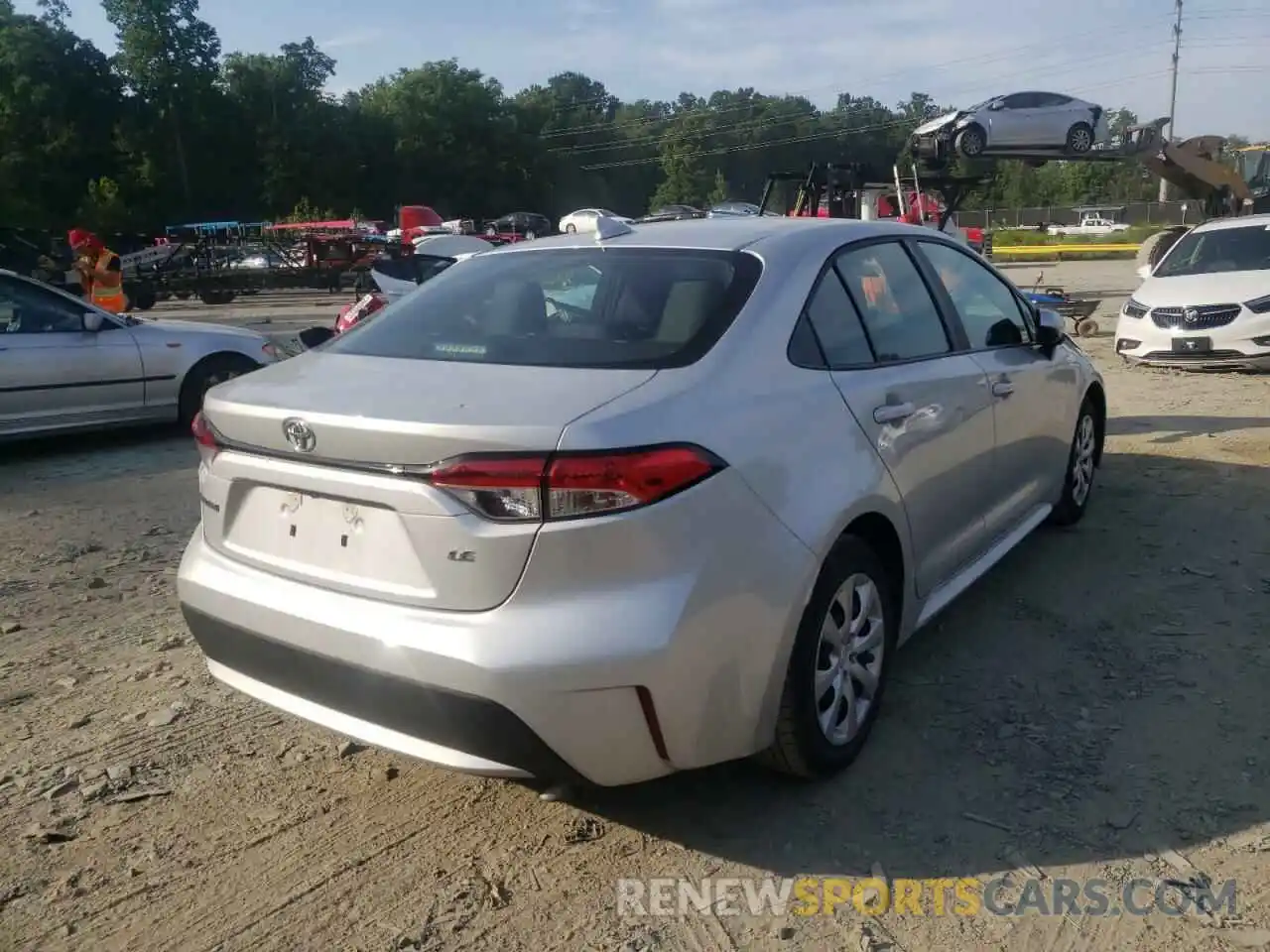 4 Photograph of a damaged car 5YFEPRAE0LP110475 TOYOTA COROLLA 2020