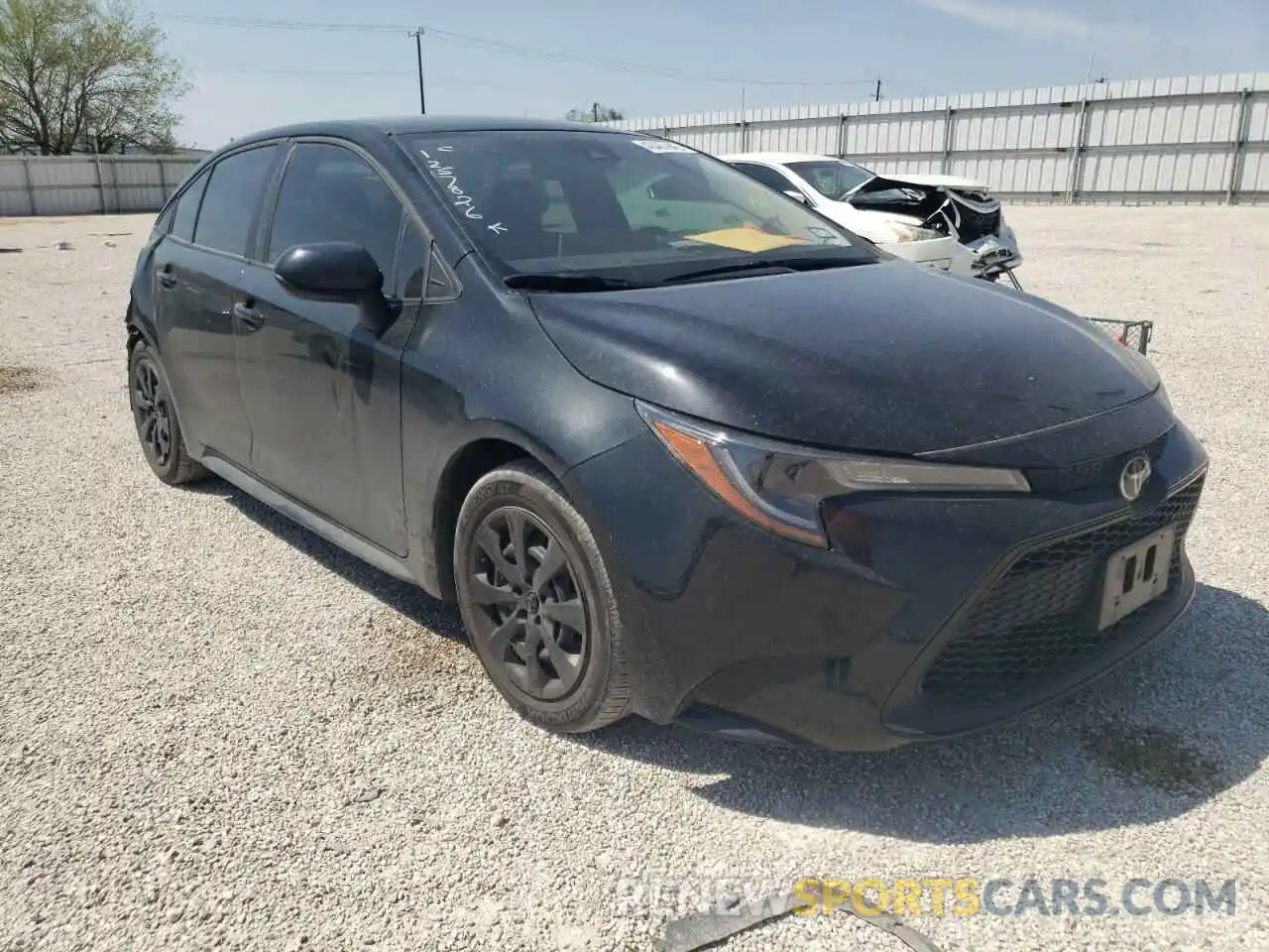 1 Photograph of a damaged car 5YFEPRAE0LP112548 TOYOTA COROLLA 2020