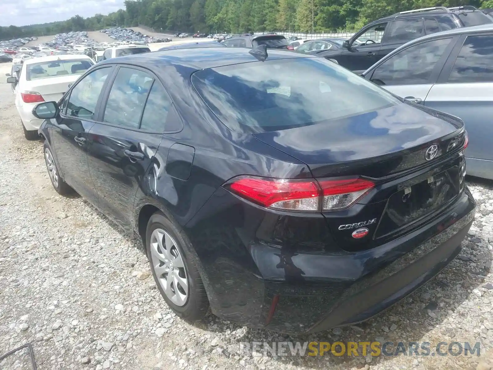 3 Photograph of a damaged car 5YFEPRAE0LP112808 TOYOTA COROLLA 2020