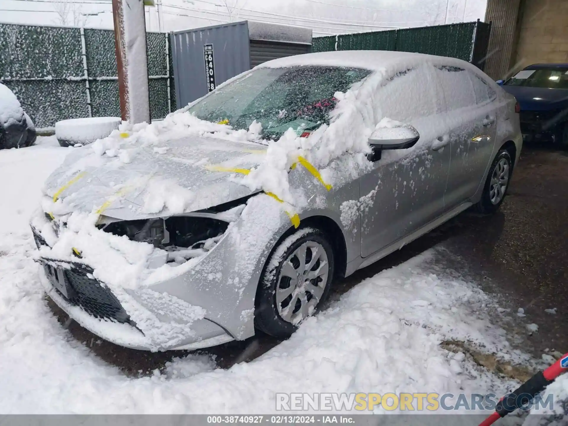 2 Photograph of a damaged car 5YFEPRAE0LP115420 TOYOTA COROLLA 2020