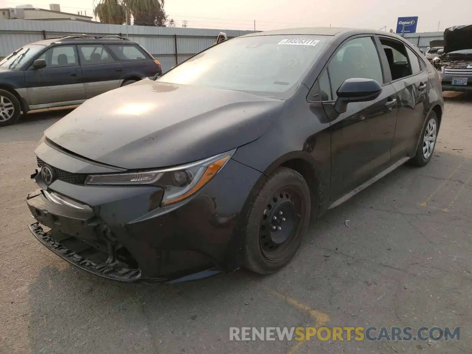 2 Photograph of a damaged car 5YFEPRAE0LP115482 TOYOTA COROLLA 2020