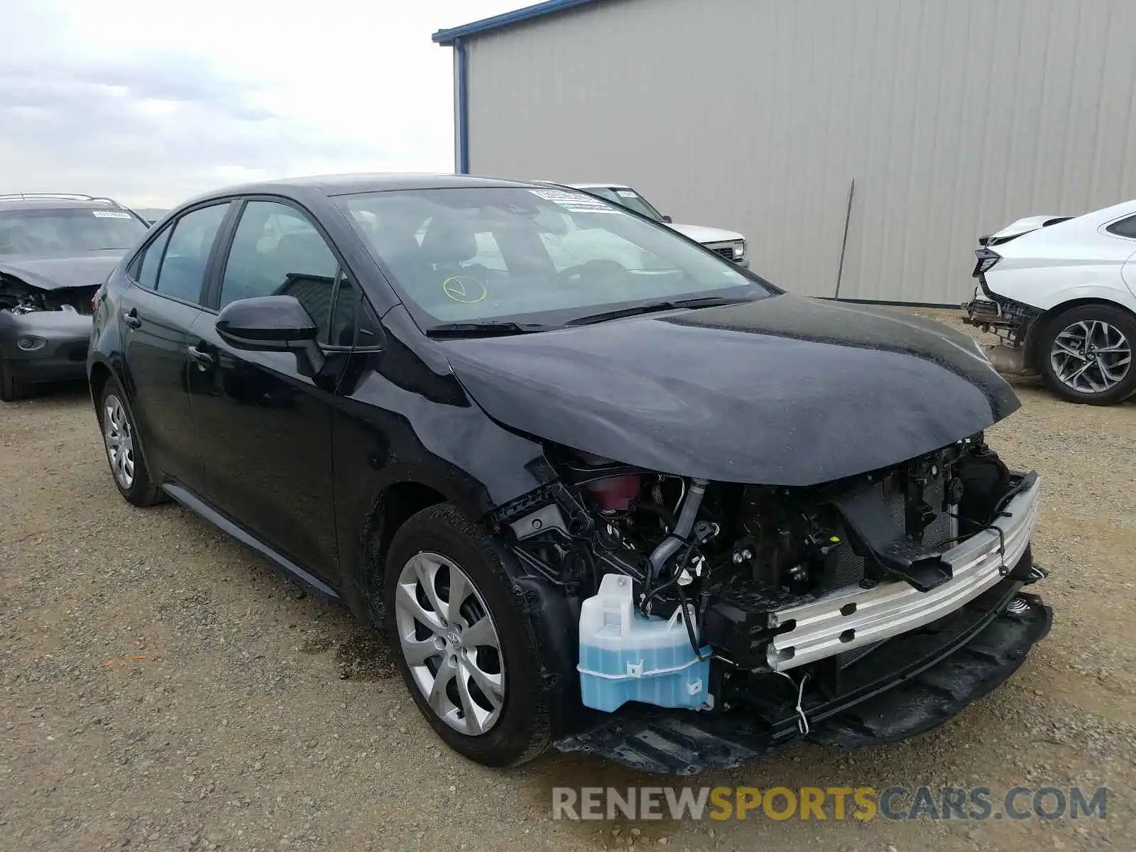 1 Photograph of a damaged car 5YFEPRAE0LP115840 TOYOTA COROLLA 2020