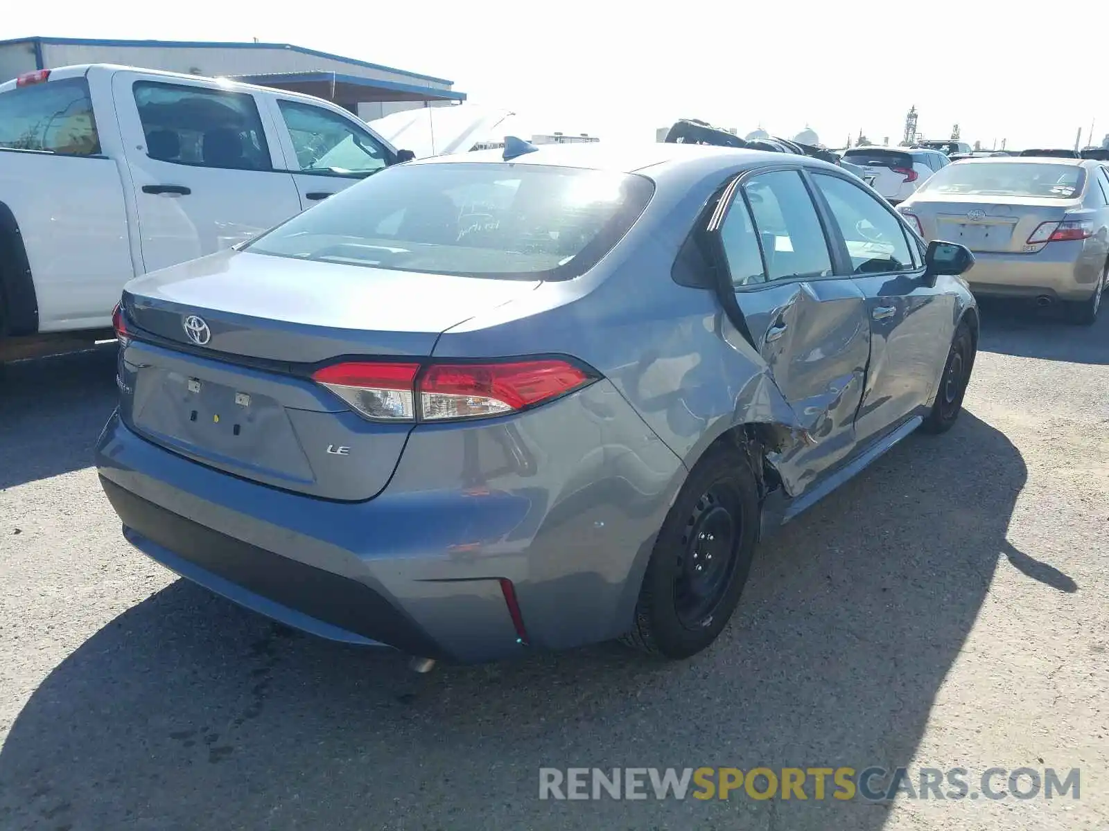 4 Photograph of a damaged car 5YFEPRAE0LP116986 TOYOTA COROLLA 2020