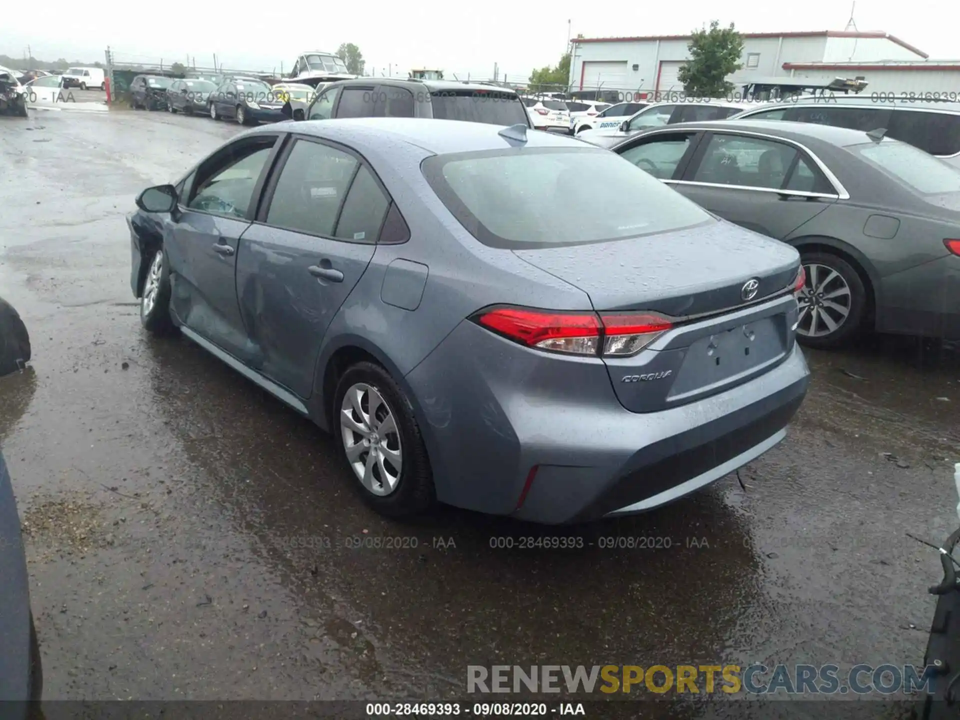 3 Photograph of a damaged car 5YFEPRAE0LP117152 TOYOTA COROLLA 2020