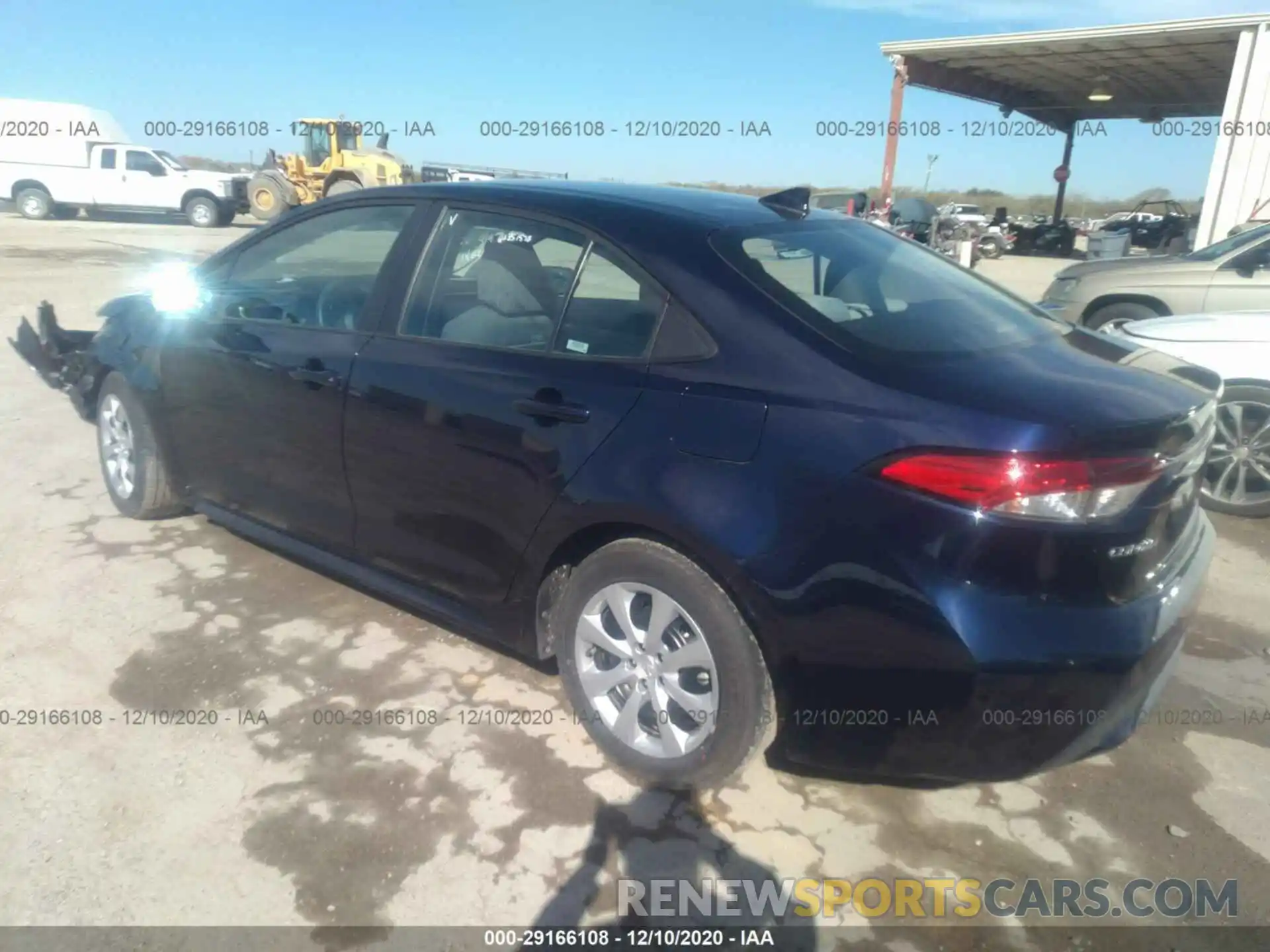 3 Photograph of a damaged car 5YFEPRAE0LP117622 TOYOTA COROLLA 2020